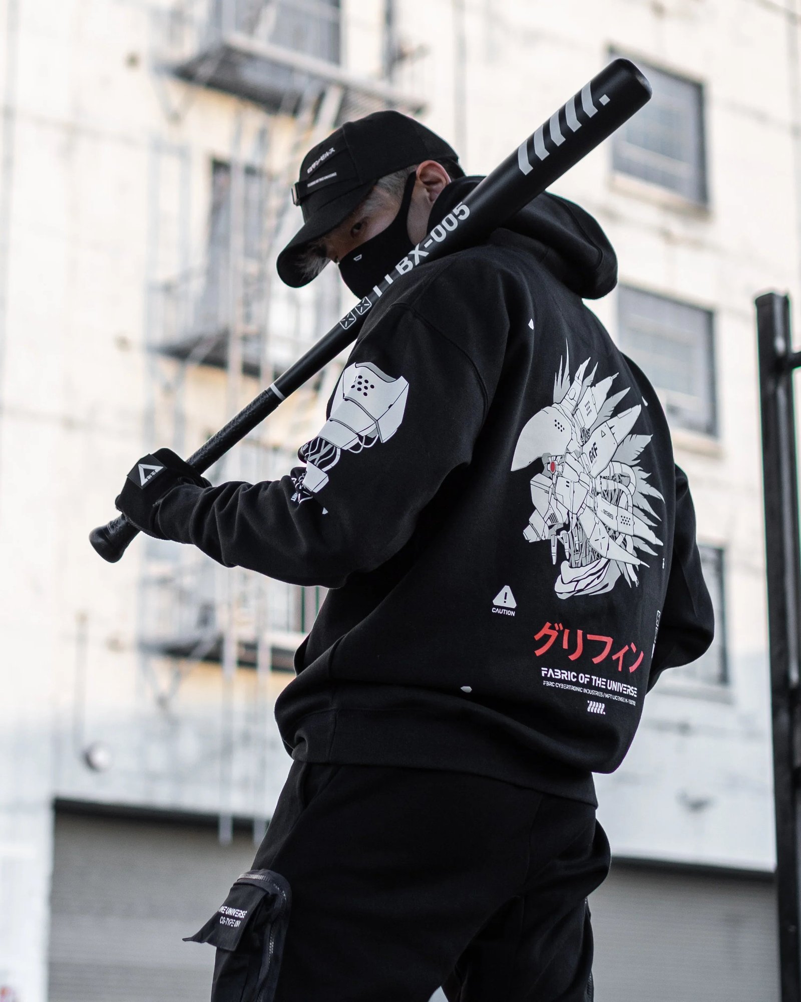 Griffin-0909 Black Hoodie 3