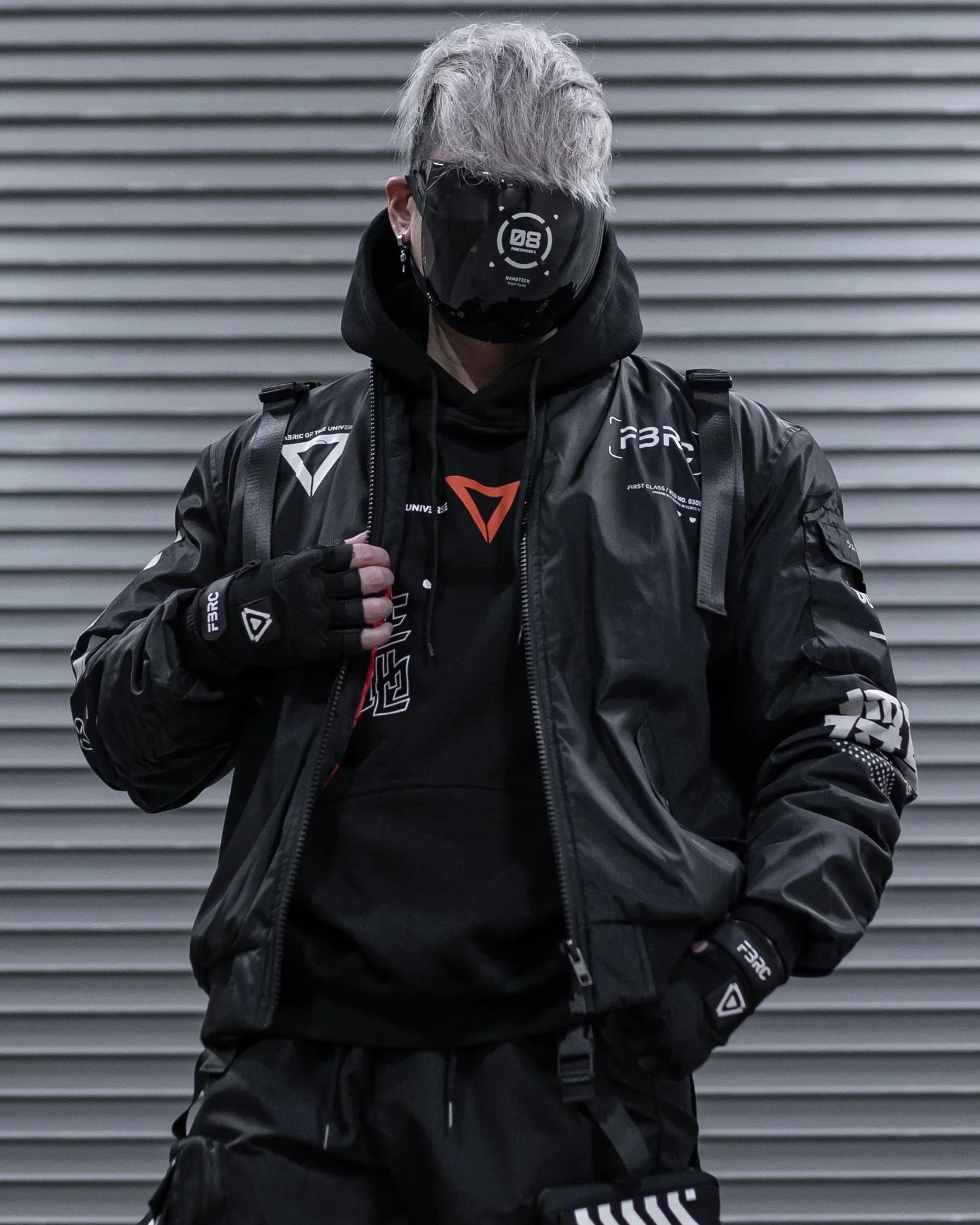 V3-3 Black Bomber Jacket 3