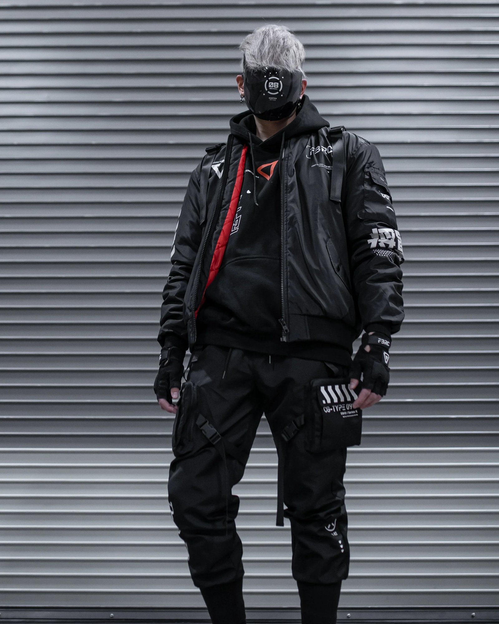 V3-3 Black Bomber Jacket 4