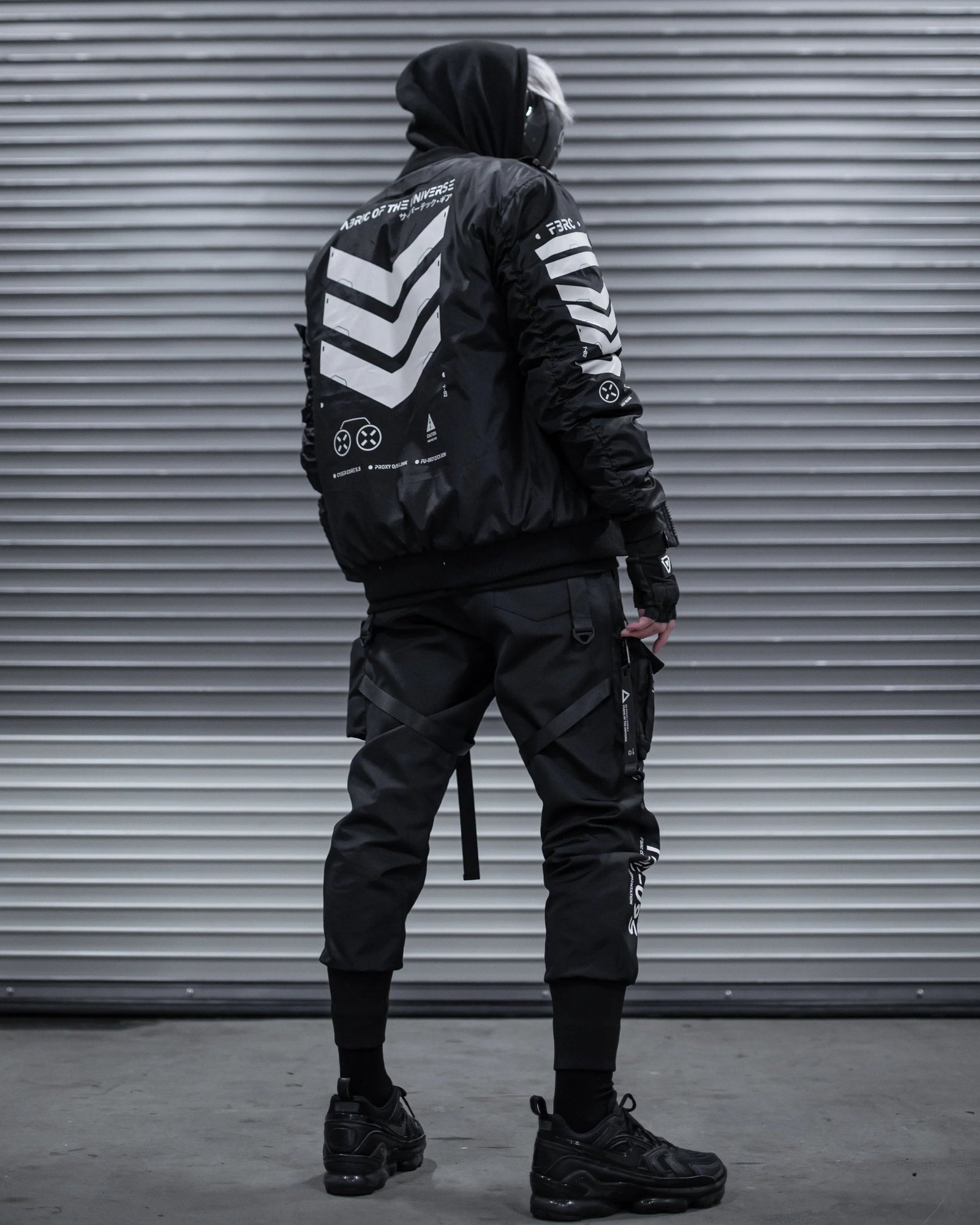 V3-3 Black Bomber Jacket 5
