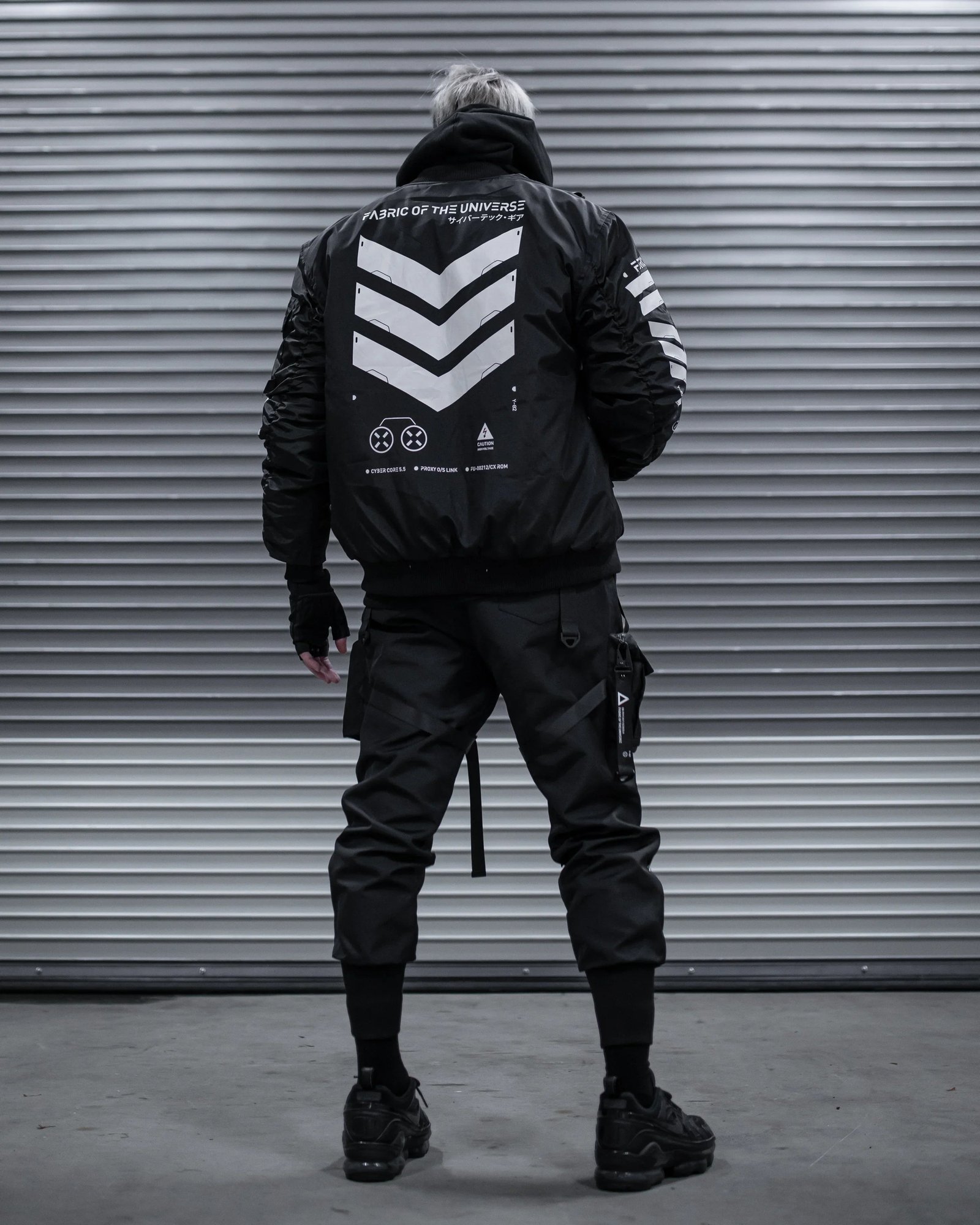 V3-3 Black Bomber Jacket 7