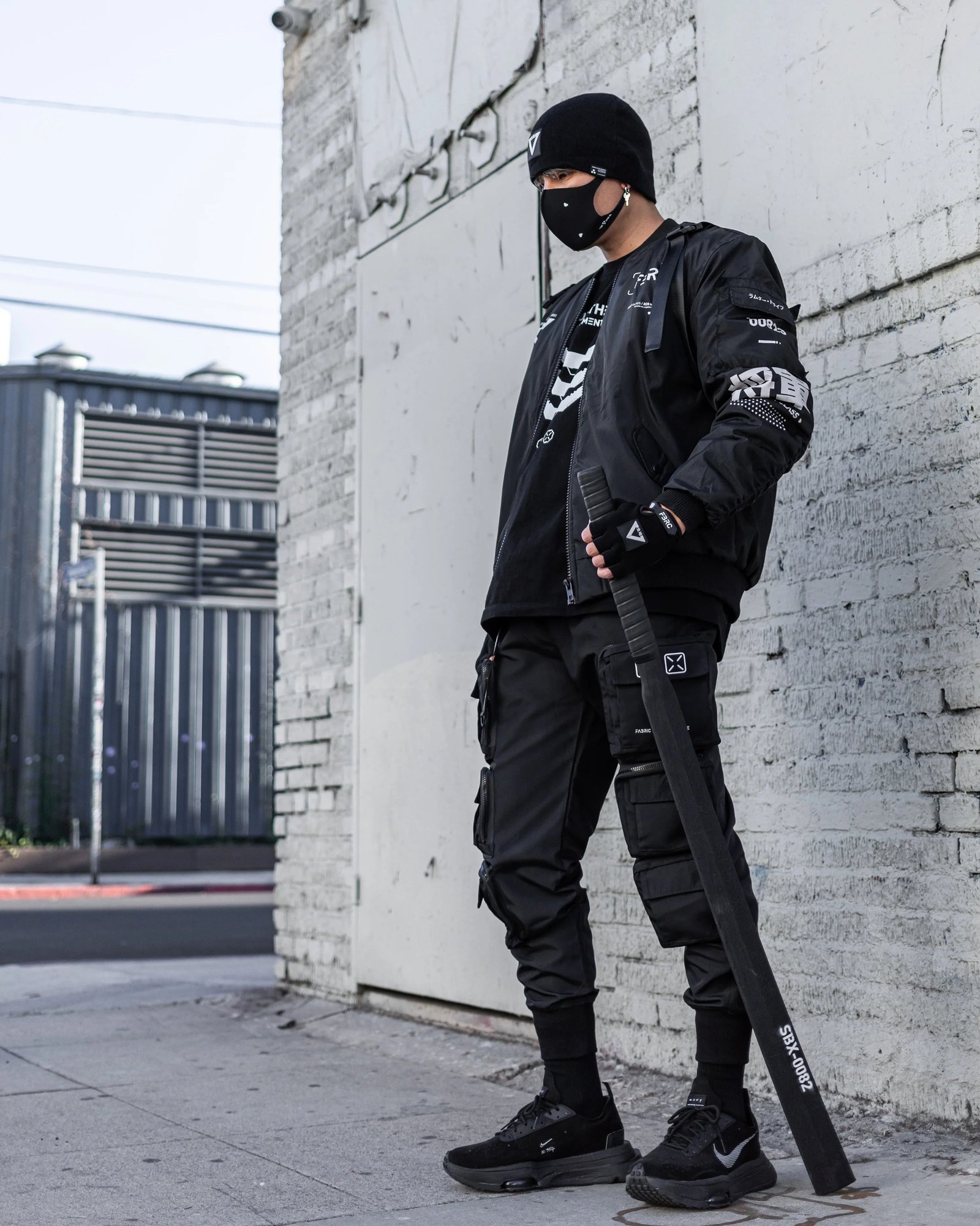 V3-3 Black Bomber Jacket 9