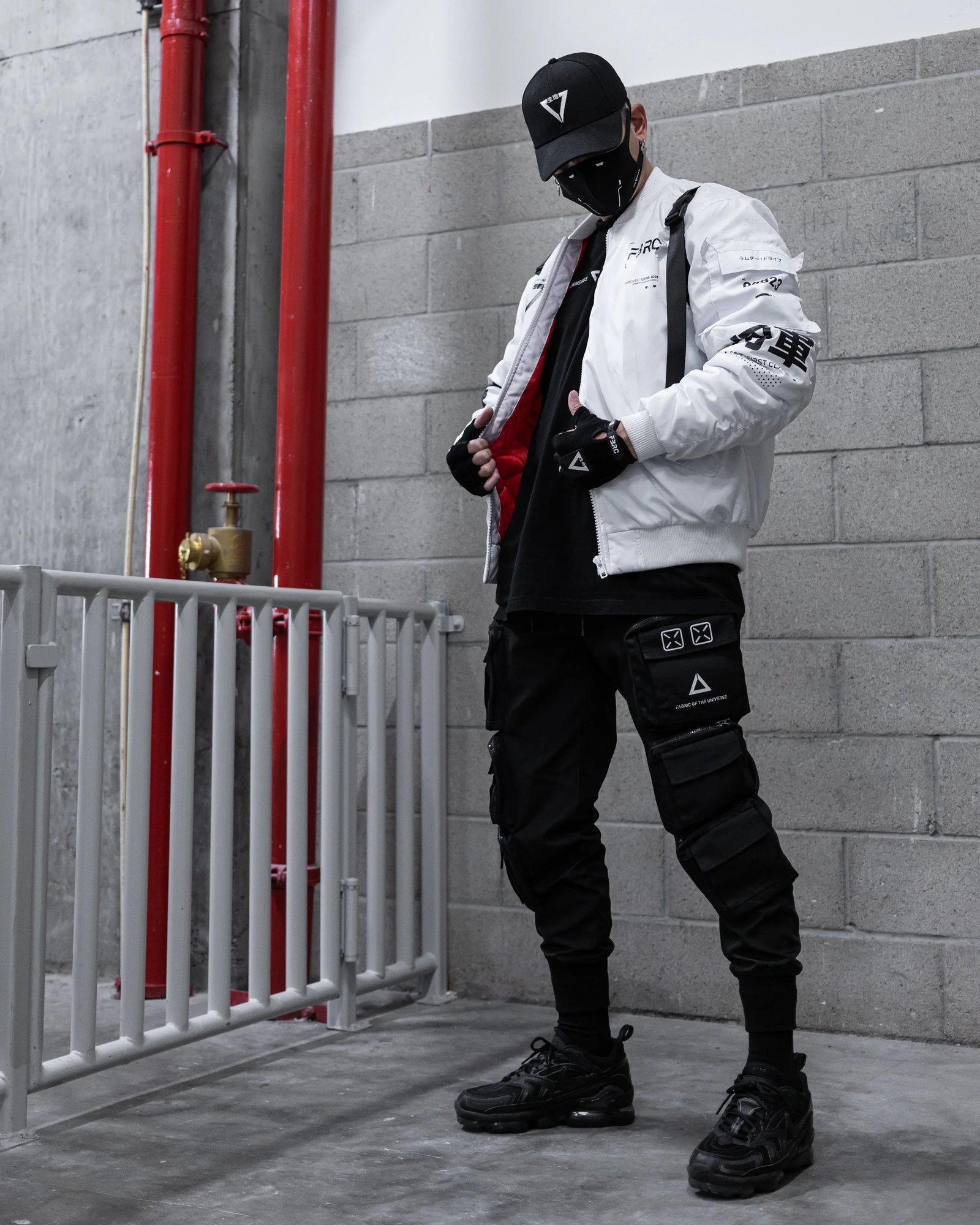 V3-3 White Bomber Jacket 5