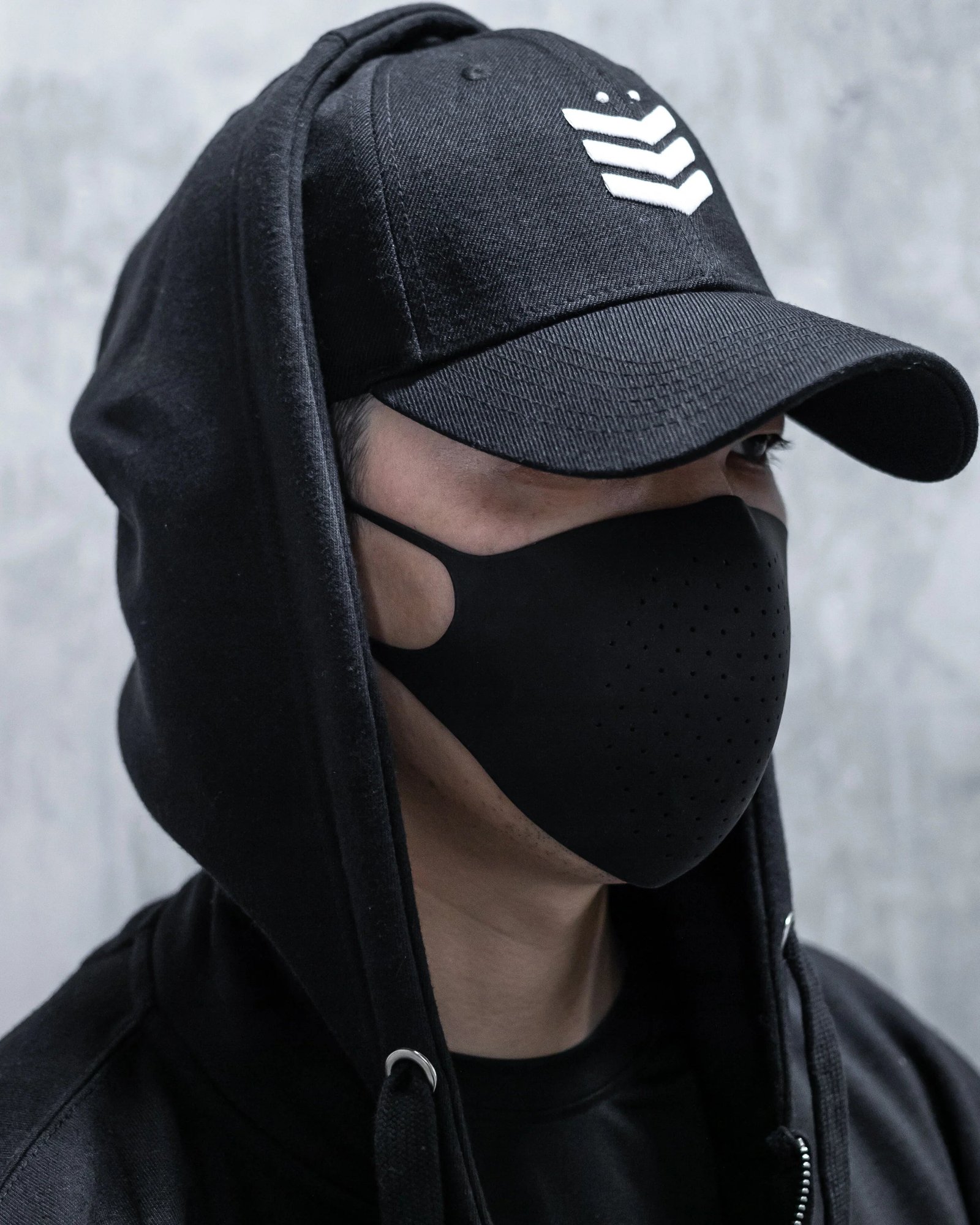 PX-01 Silicone N95 Black Mask 3