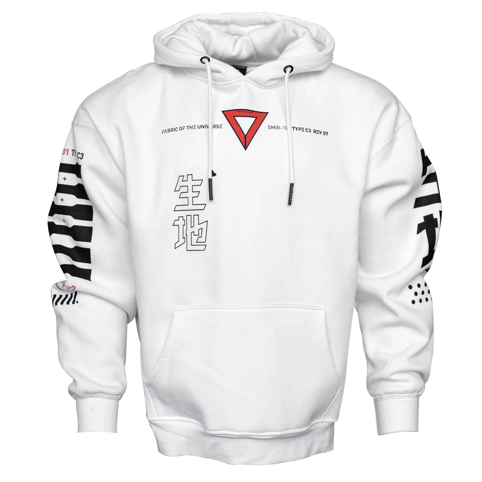 SMRI-101 RD White Hoodie 2