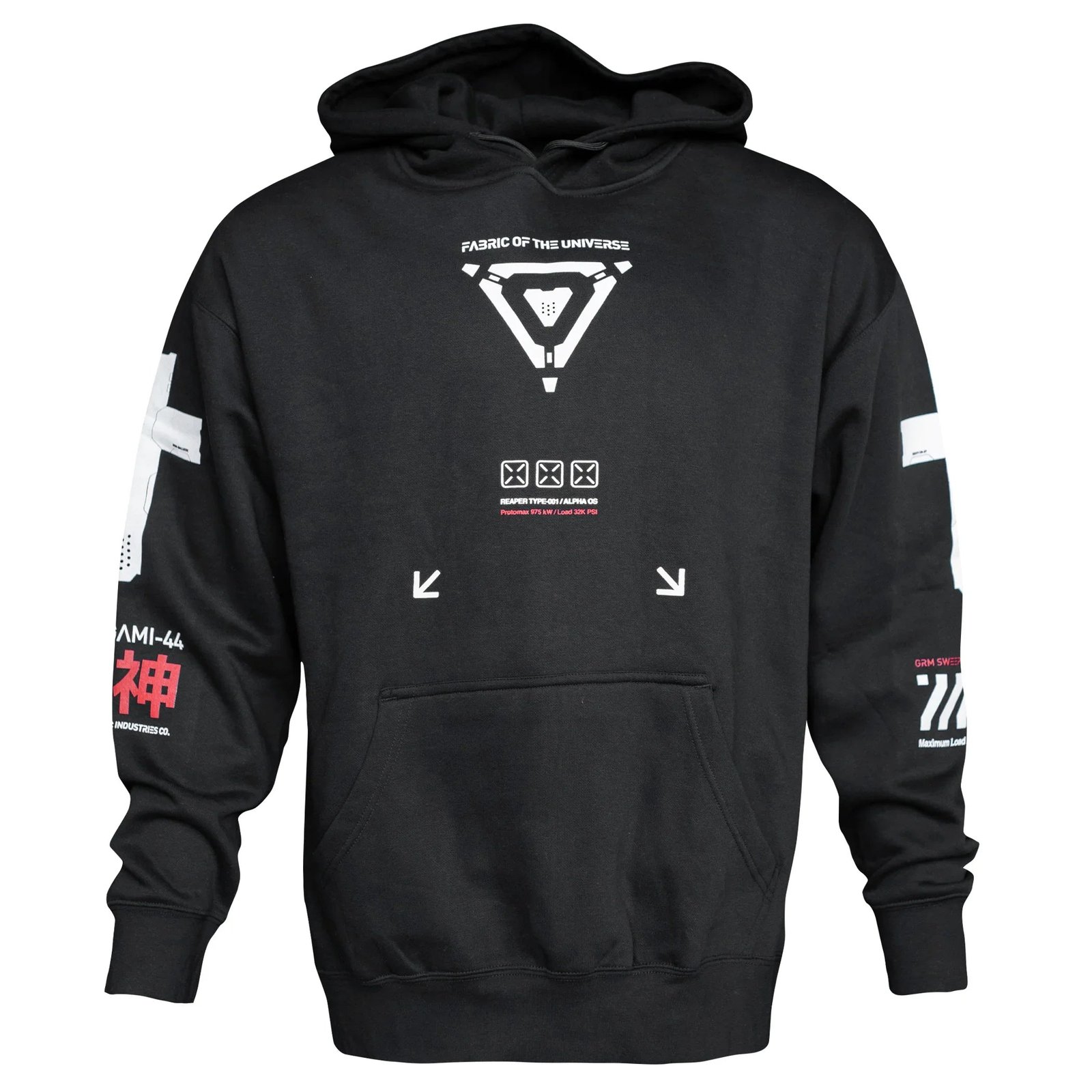 Shinigami-44 RD Black Hoodie 2