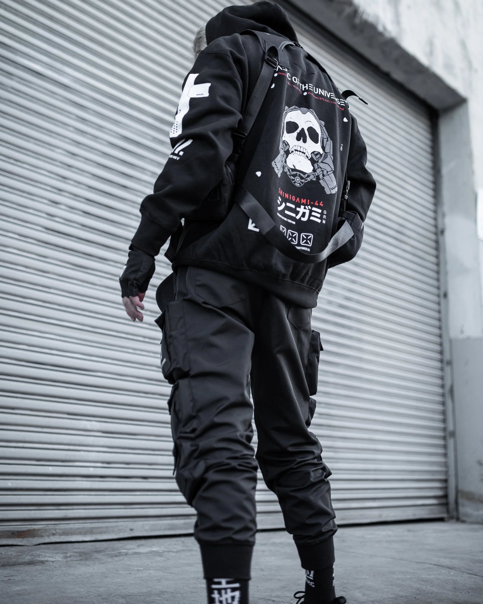 Shinigami-44 RD Black Hoodie 4