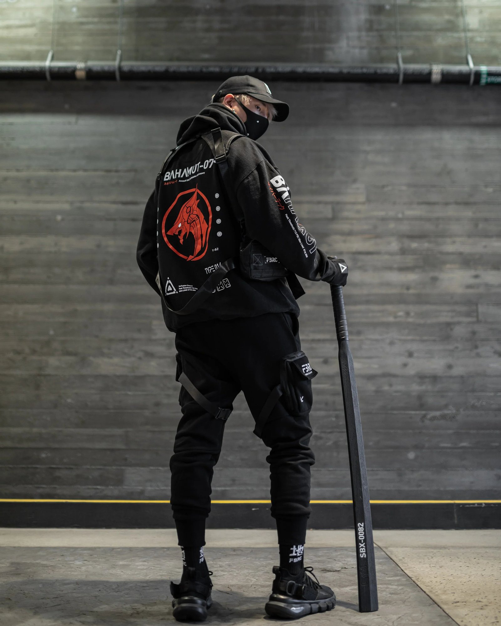 Bahamut-07 RD Black Hoodie 5
