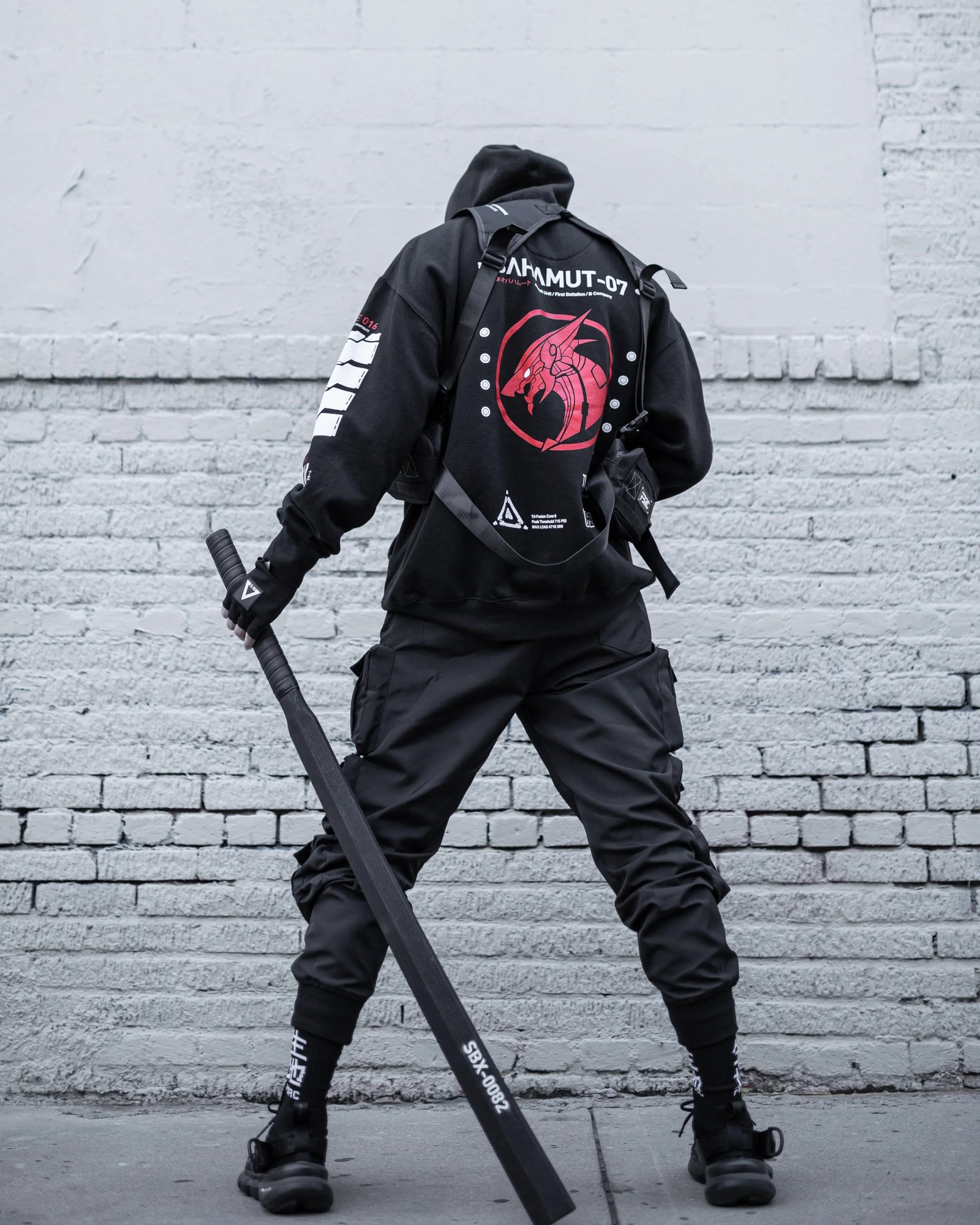 Bahamut-07 RD Black Hoodie 6