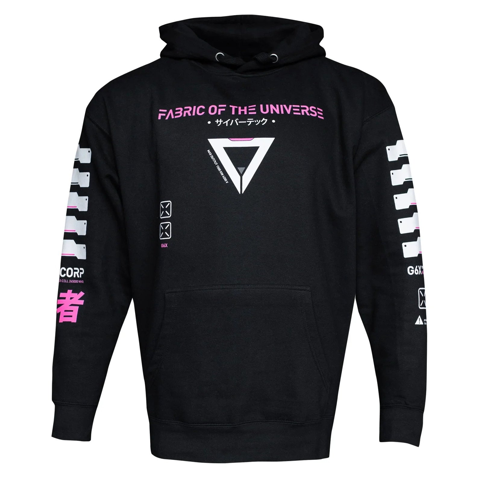 Geisha-6X PN Black Hoodie 2