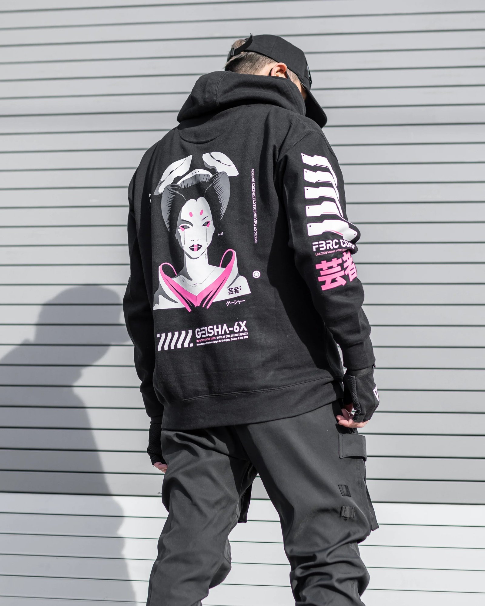 Geisha-6X PN Black Hoodie 4