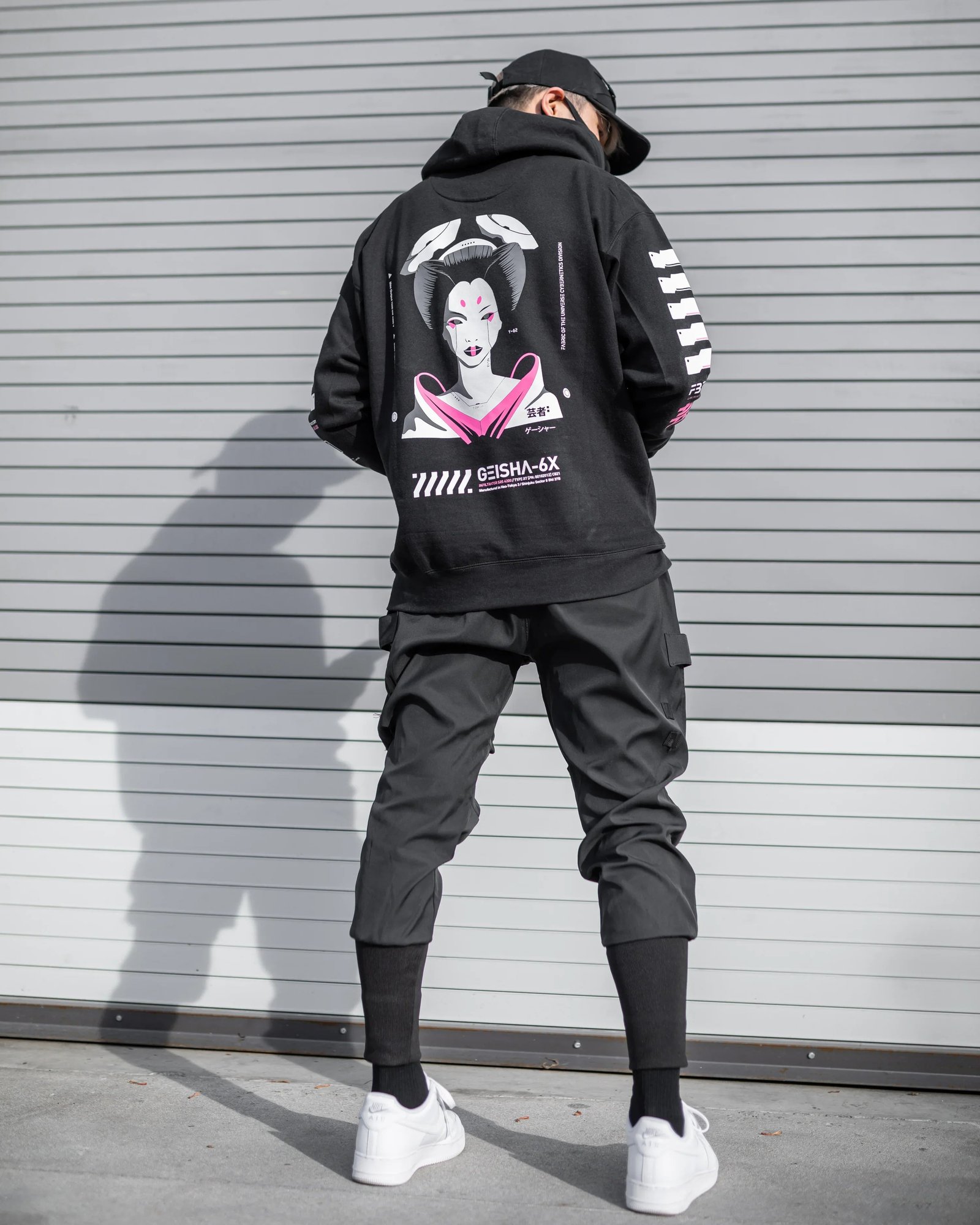 Geisha-6X PN Black Hoodie 6