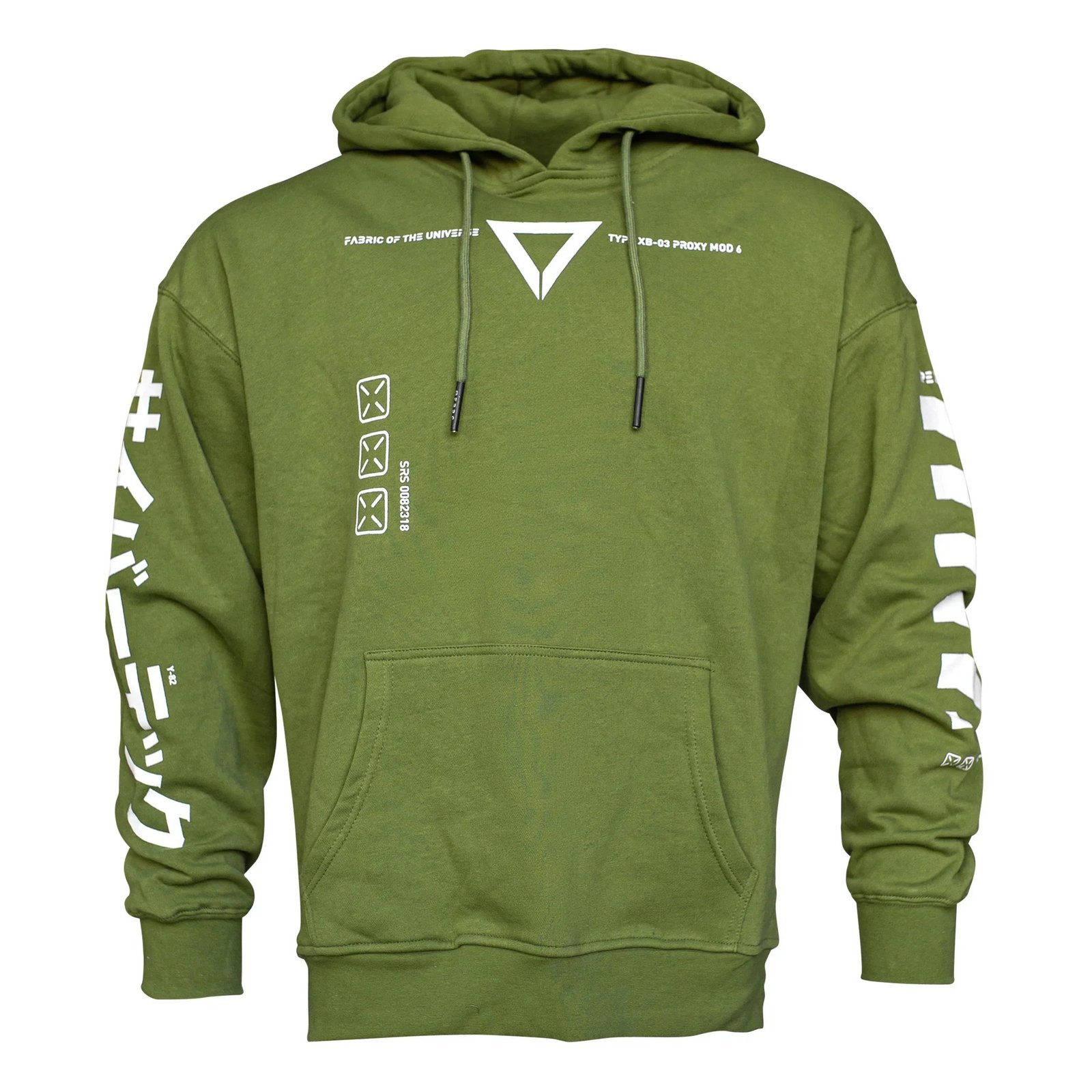 XB-03 Army Green Hoodie 2