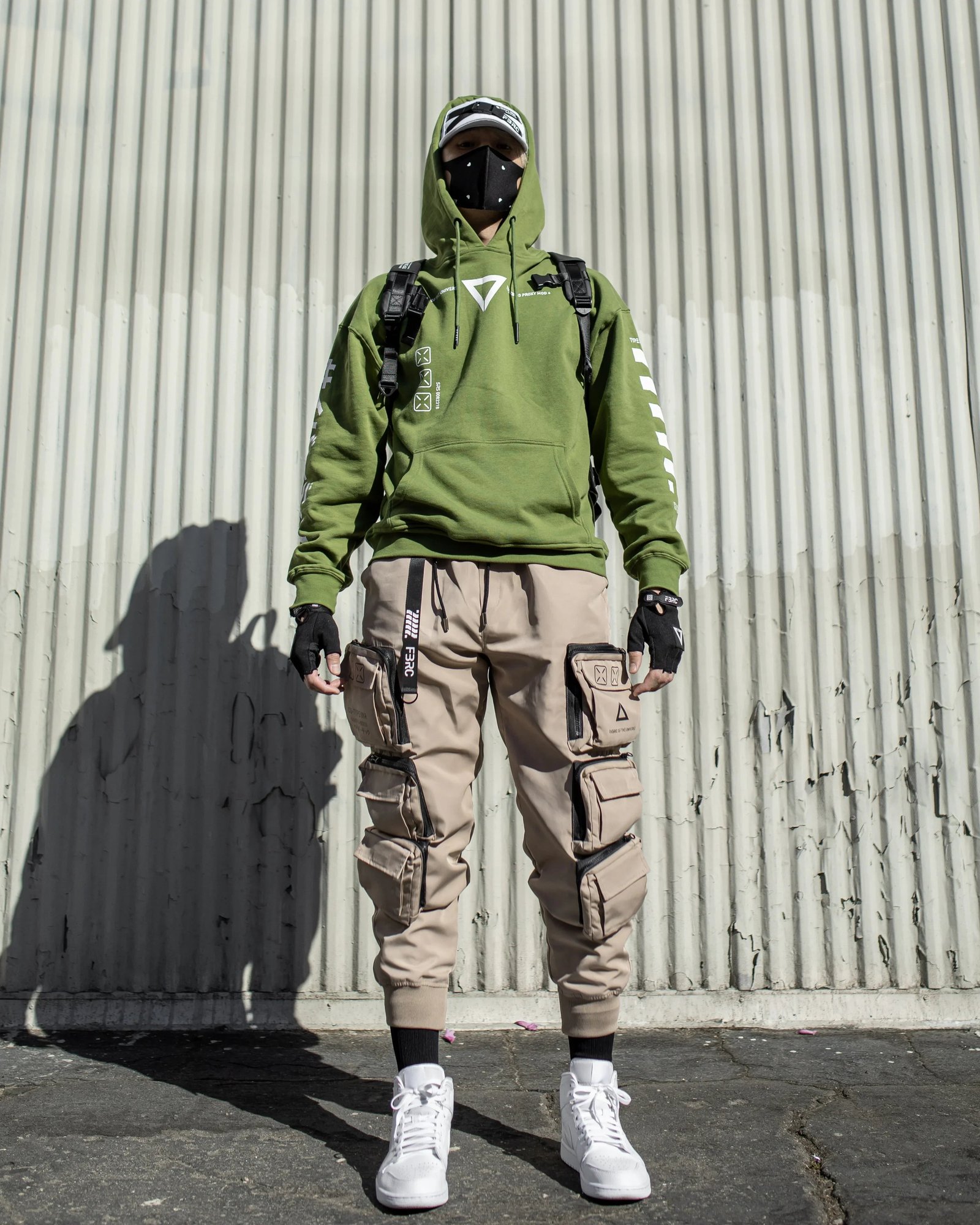 XB-03 Army Green Hoodie 3
