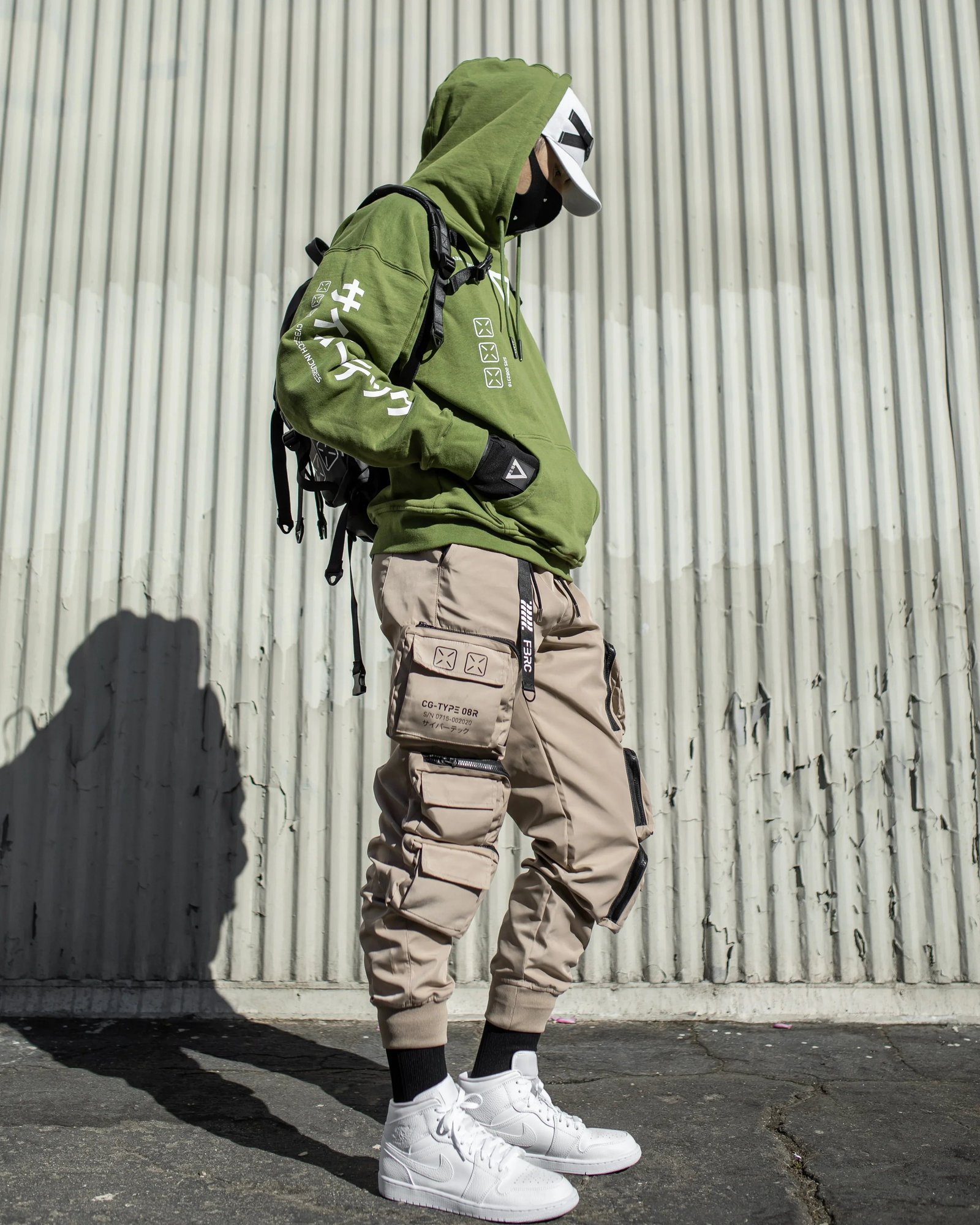 XB-03 Army Green Hoodie 6