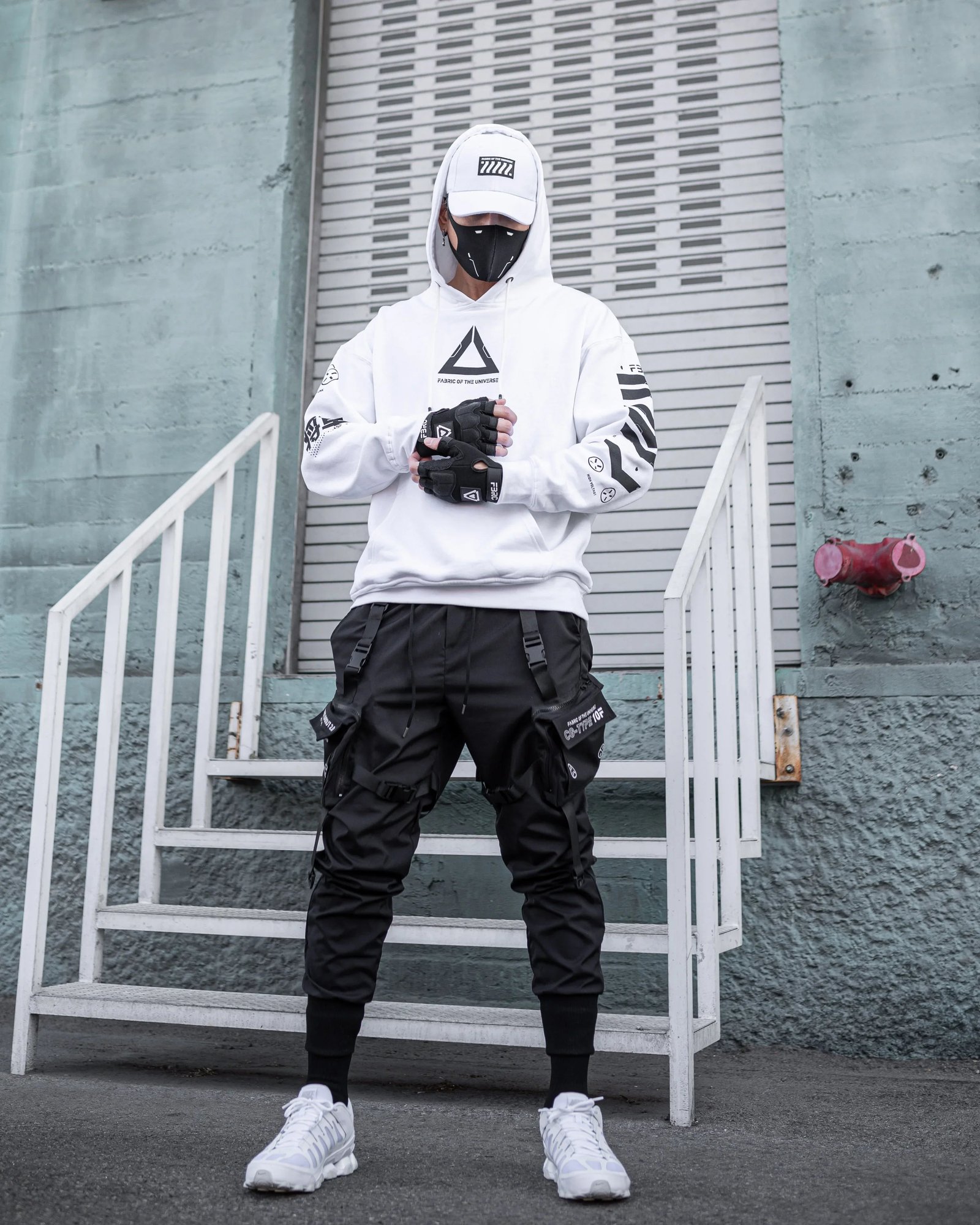 V3-3 White Hoodie 3