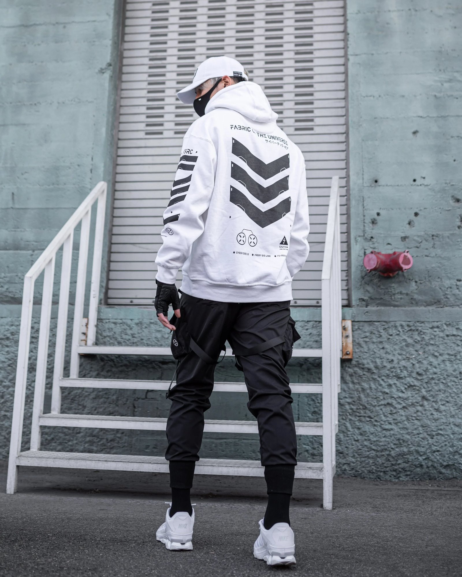 V3-3 White Hoodie 4