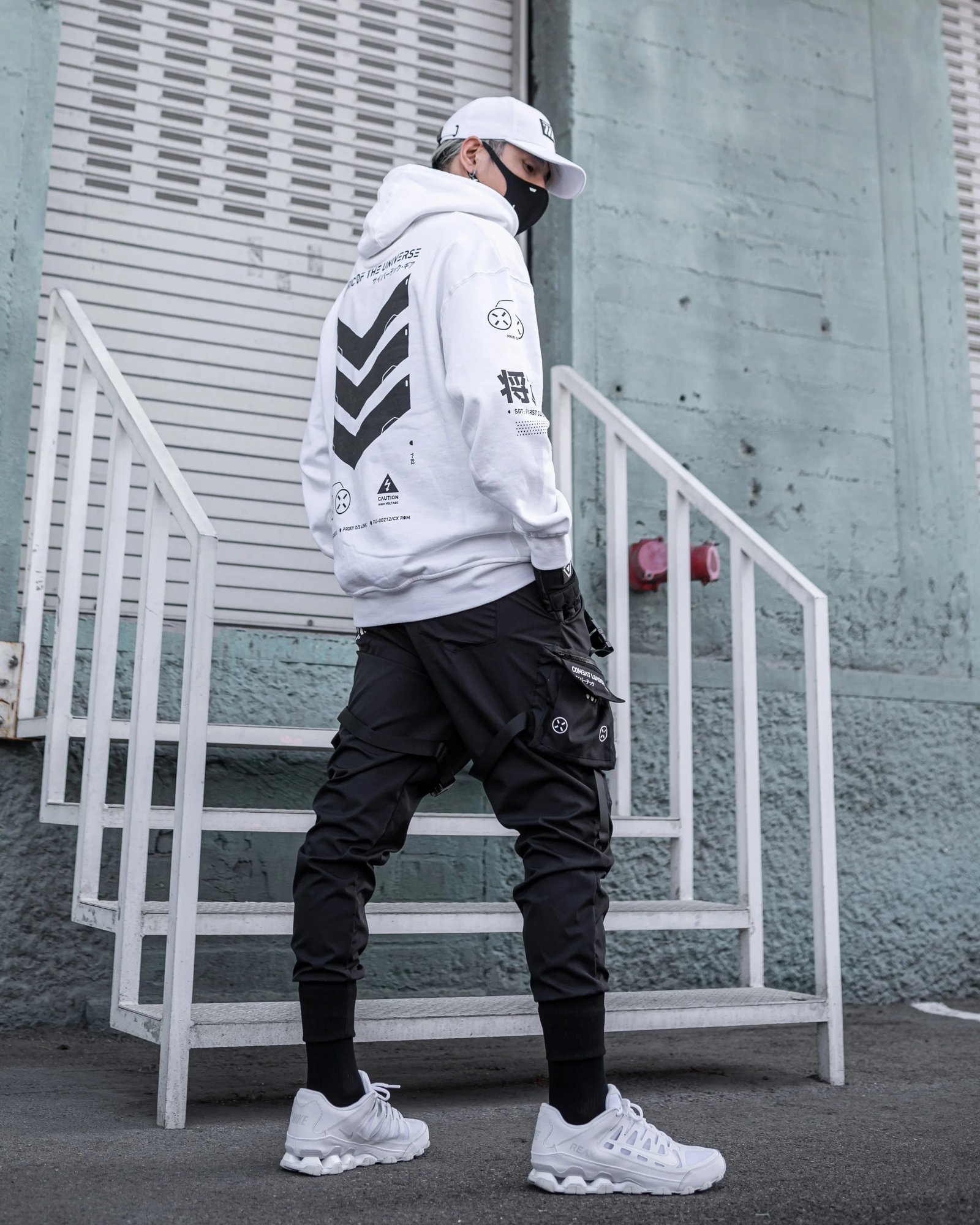 V3-3 White Hoodie 5