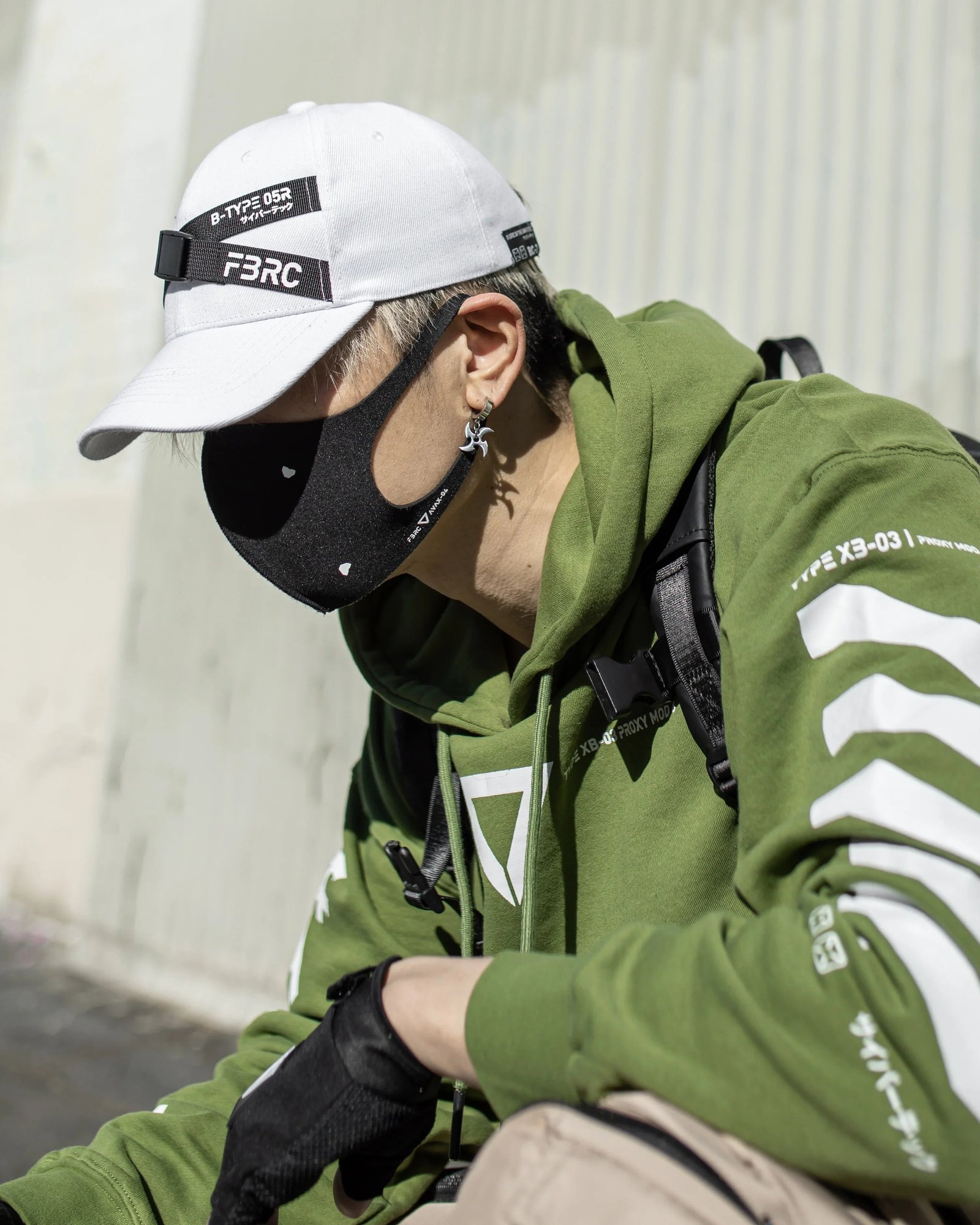 SRK-02A SS Shuriken Earrings 3