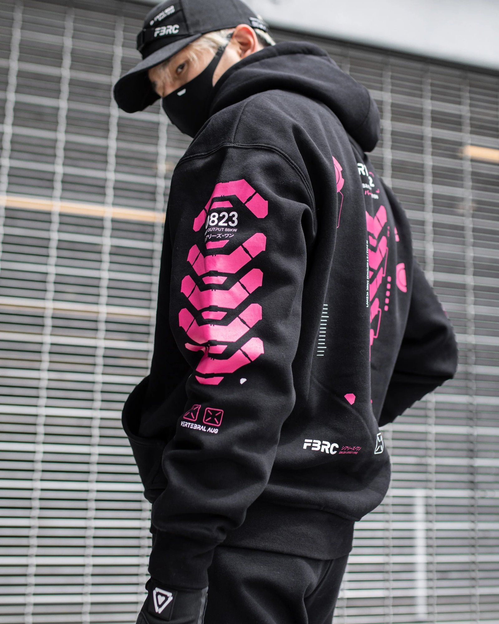 VRTB-02 Black Pink Hoodie 3