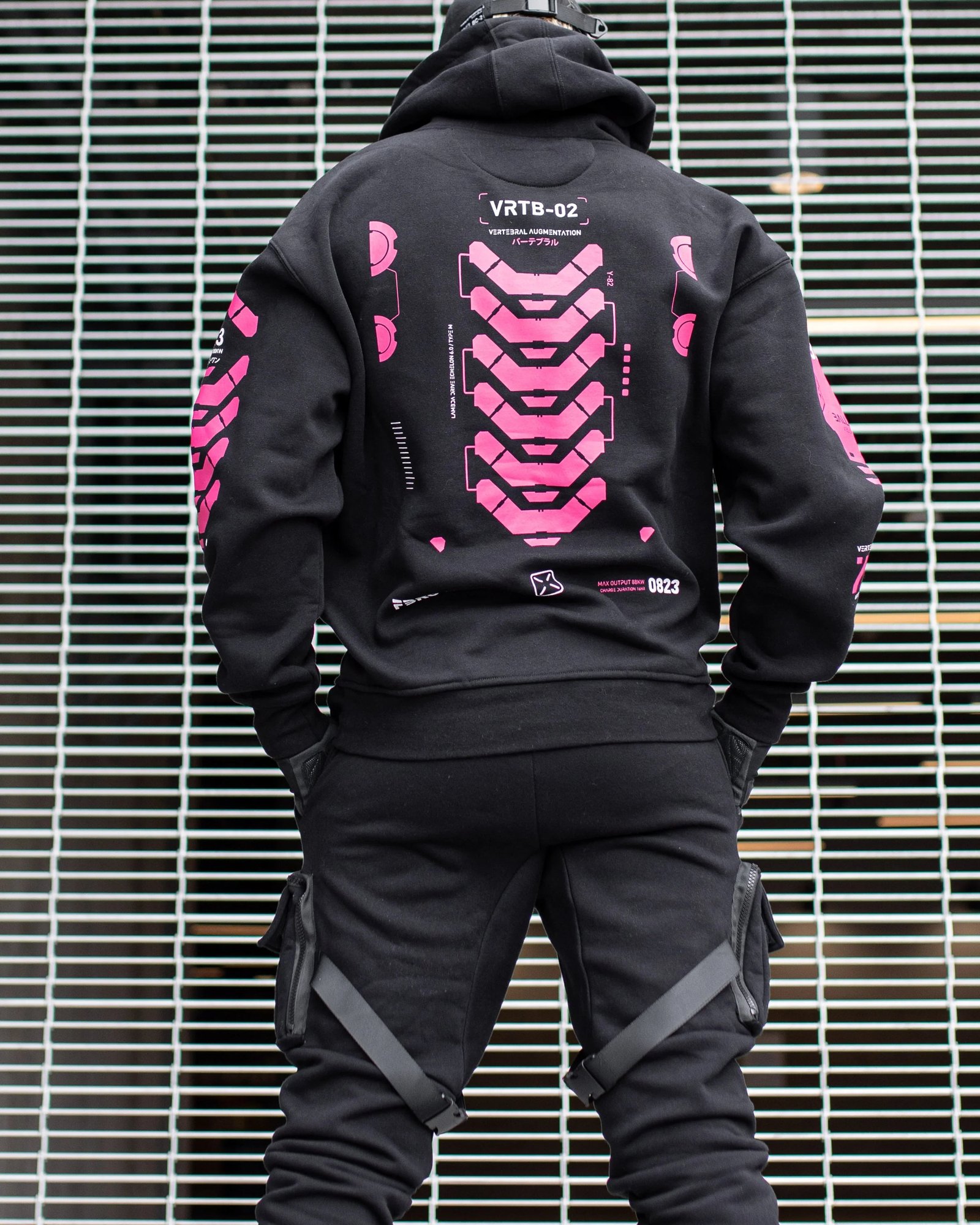 VRTB-02 Black Pink Hoodie 5