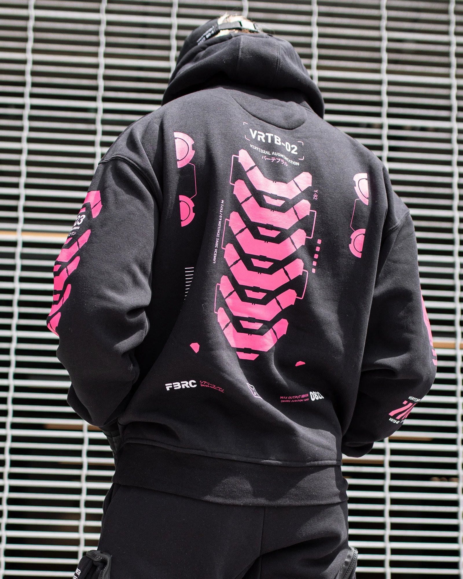 VRTB-02 Black Pink Hoodie 7