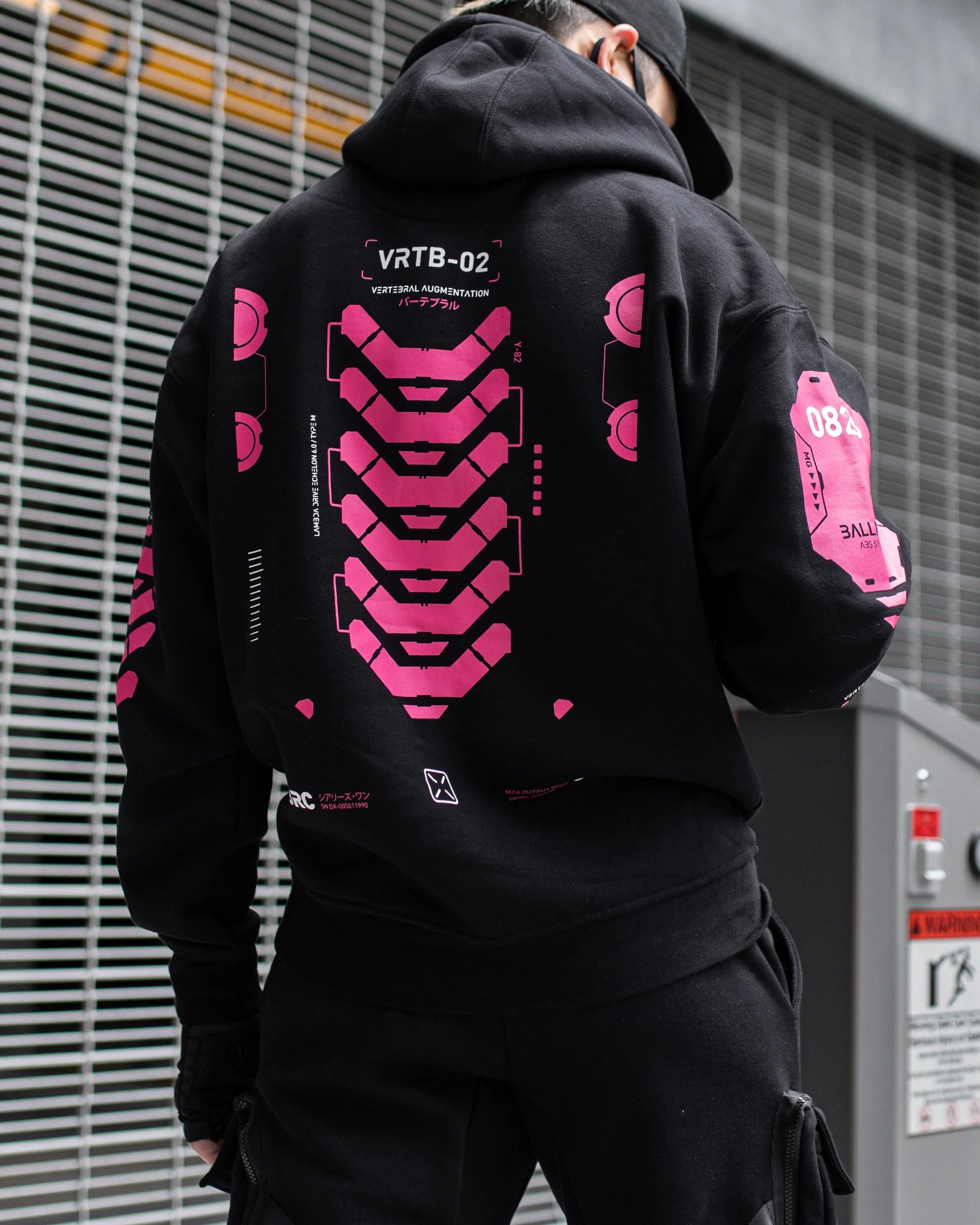 VRTB-02 Black Pink Hoodie 8
