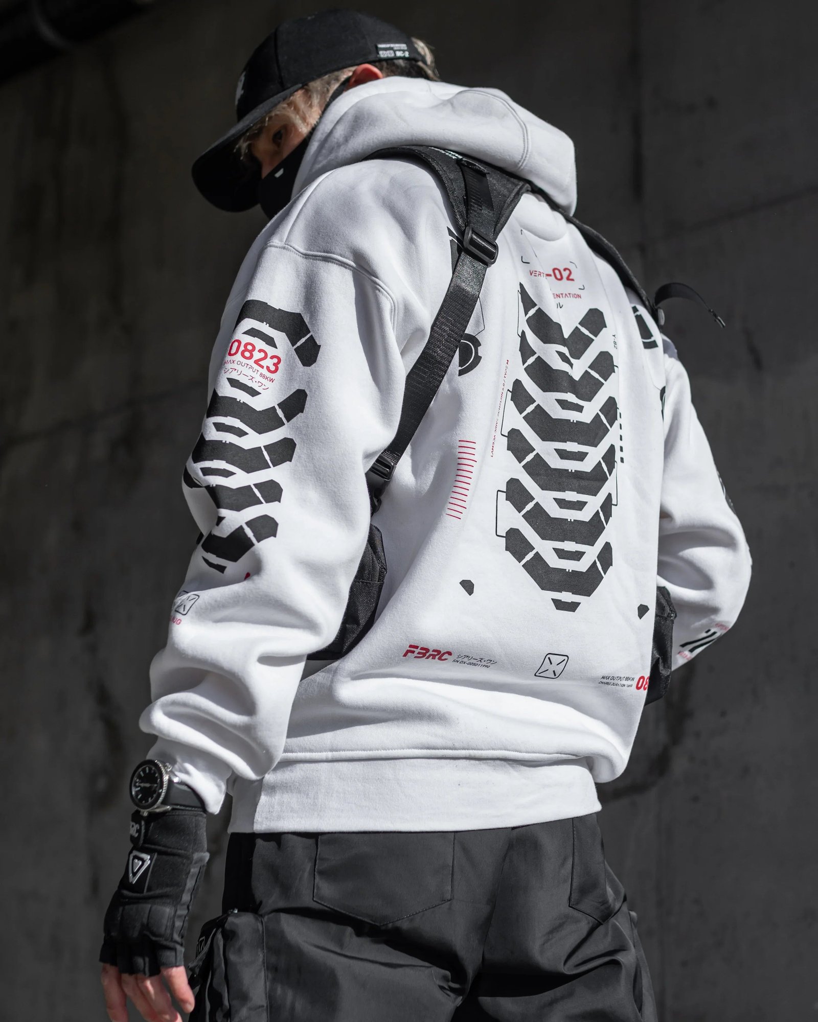 VRTB-02 White Hoodie 6