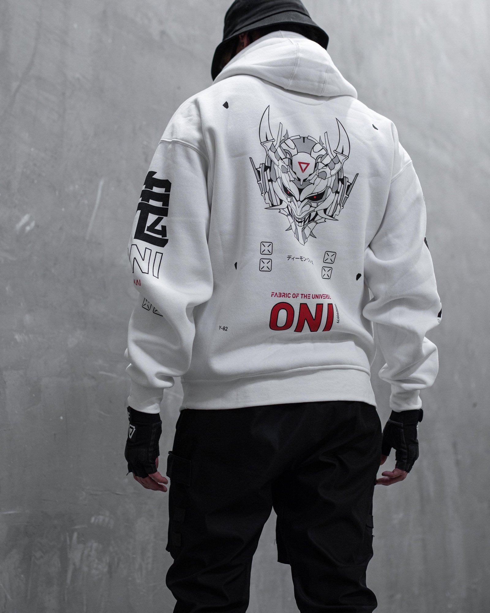 ONI White Hoodie 7