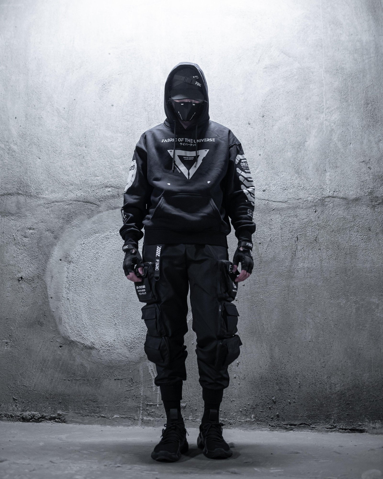 VRTB-02 Black Reflective Hoodie 3