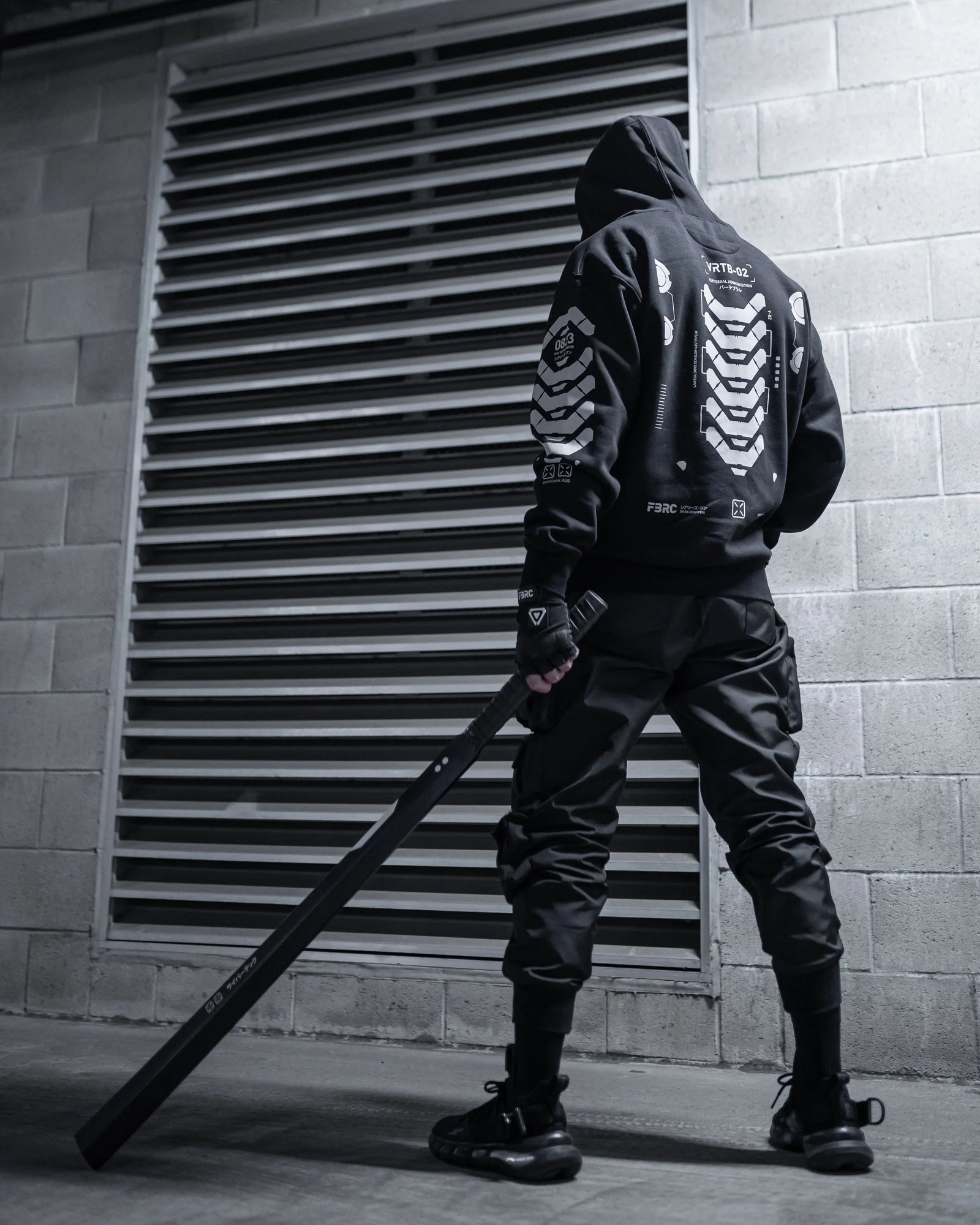 VRTB-02 Black Reflective Hoodie 5