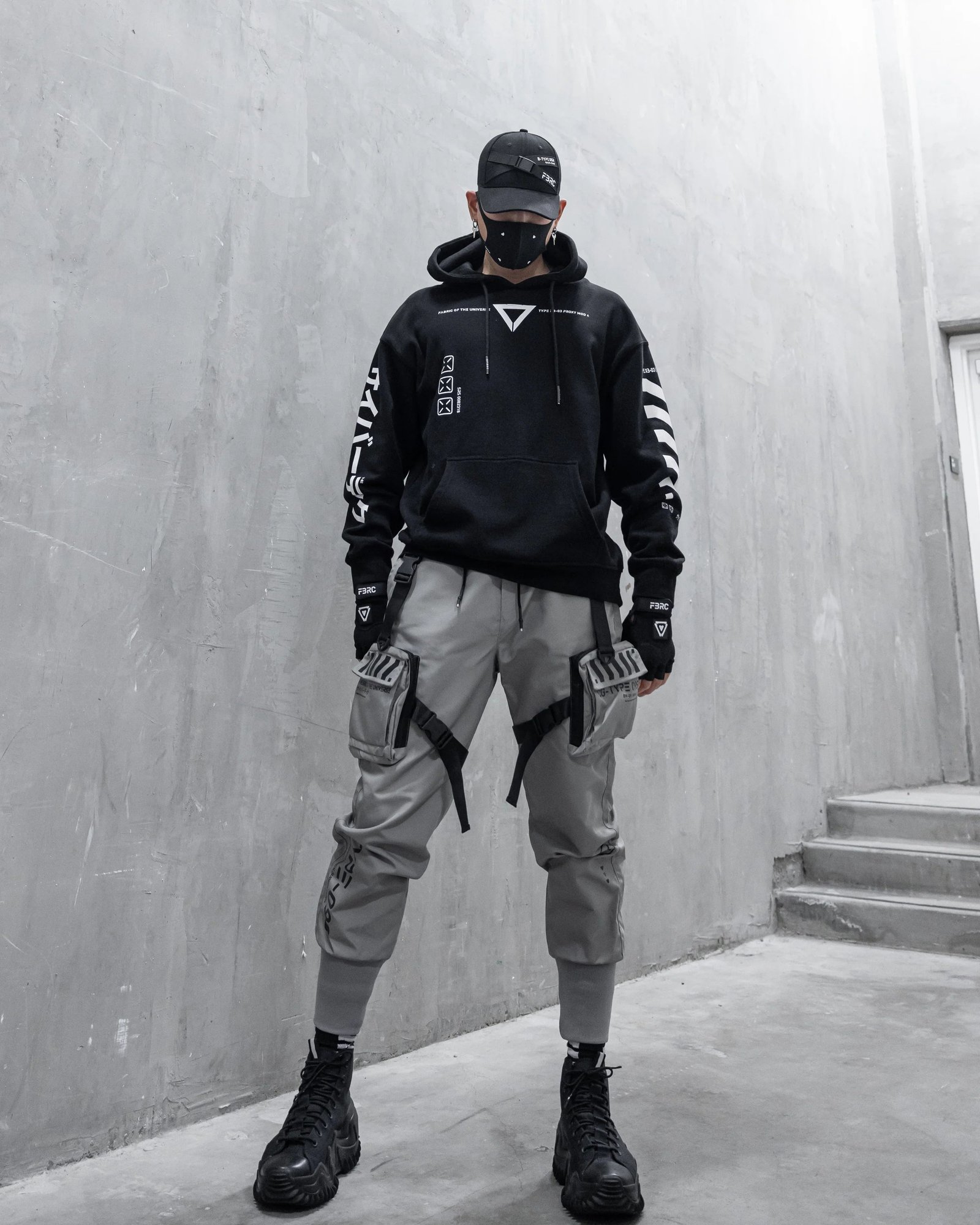 XB-03 Black Hoodie 3