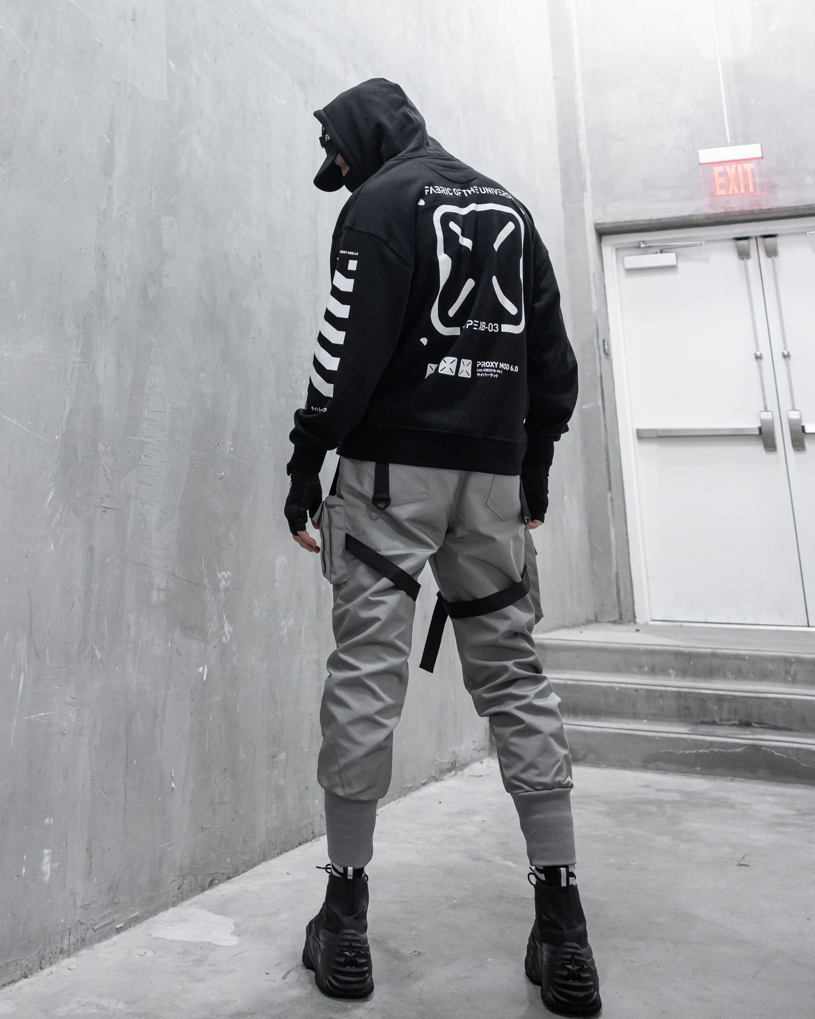 XB-03 Black Hoodie 4