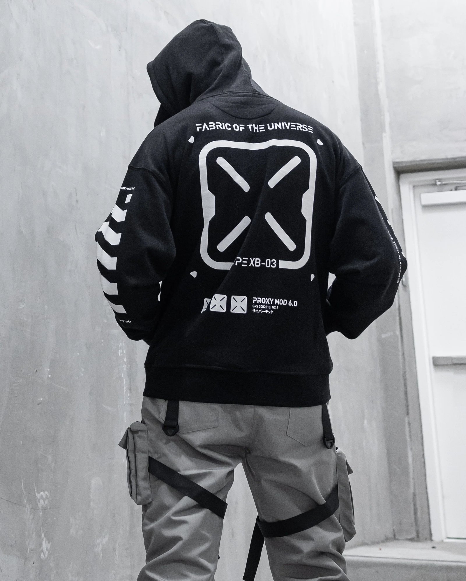 XB-03 Black Hoodie 6