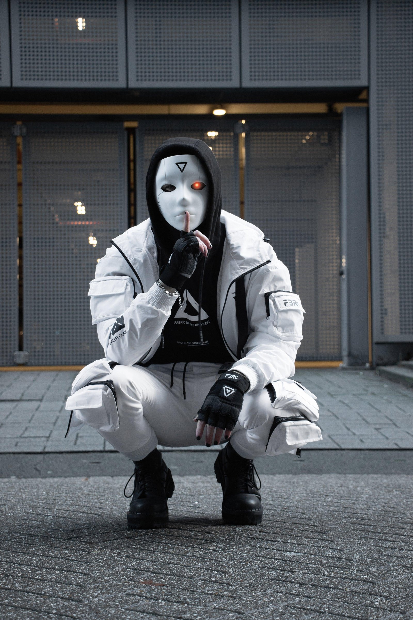 Genova-01A White Face Mask 10