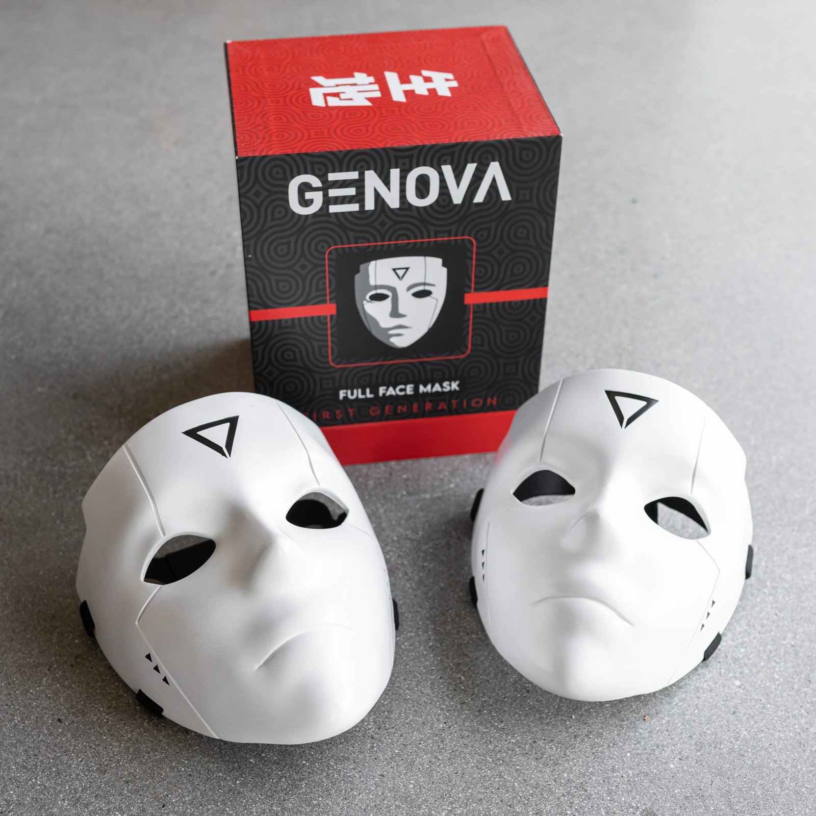 Genova-01A White Face Mask 11