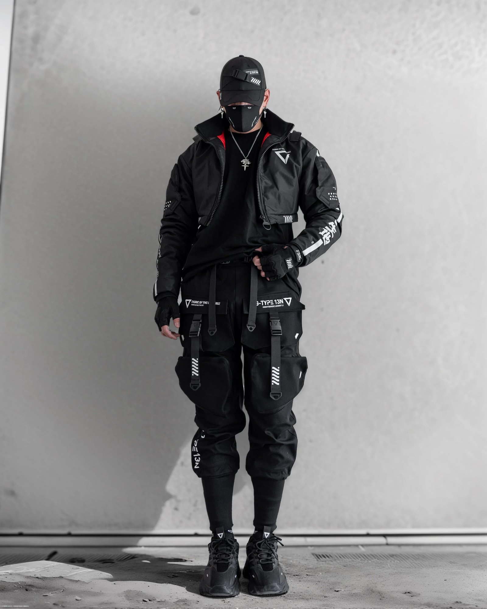 CRB-003 Black Crop Bomber Jacket 5