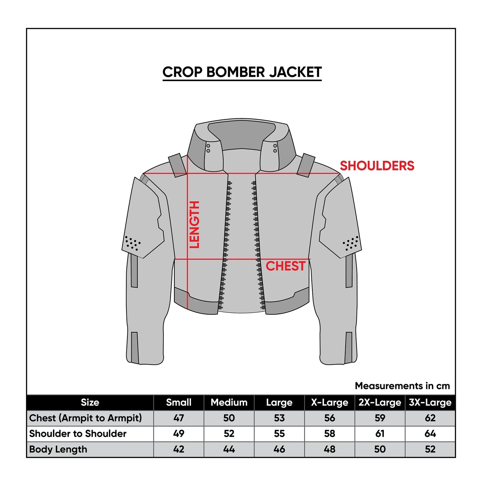 CRB-003 Black Crop Bomber Jacket 6
