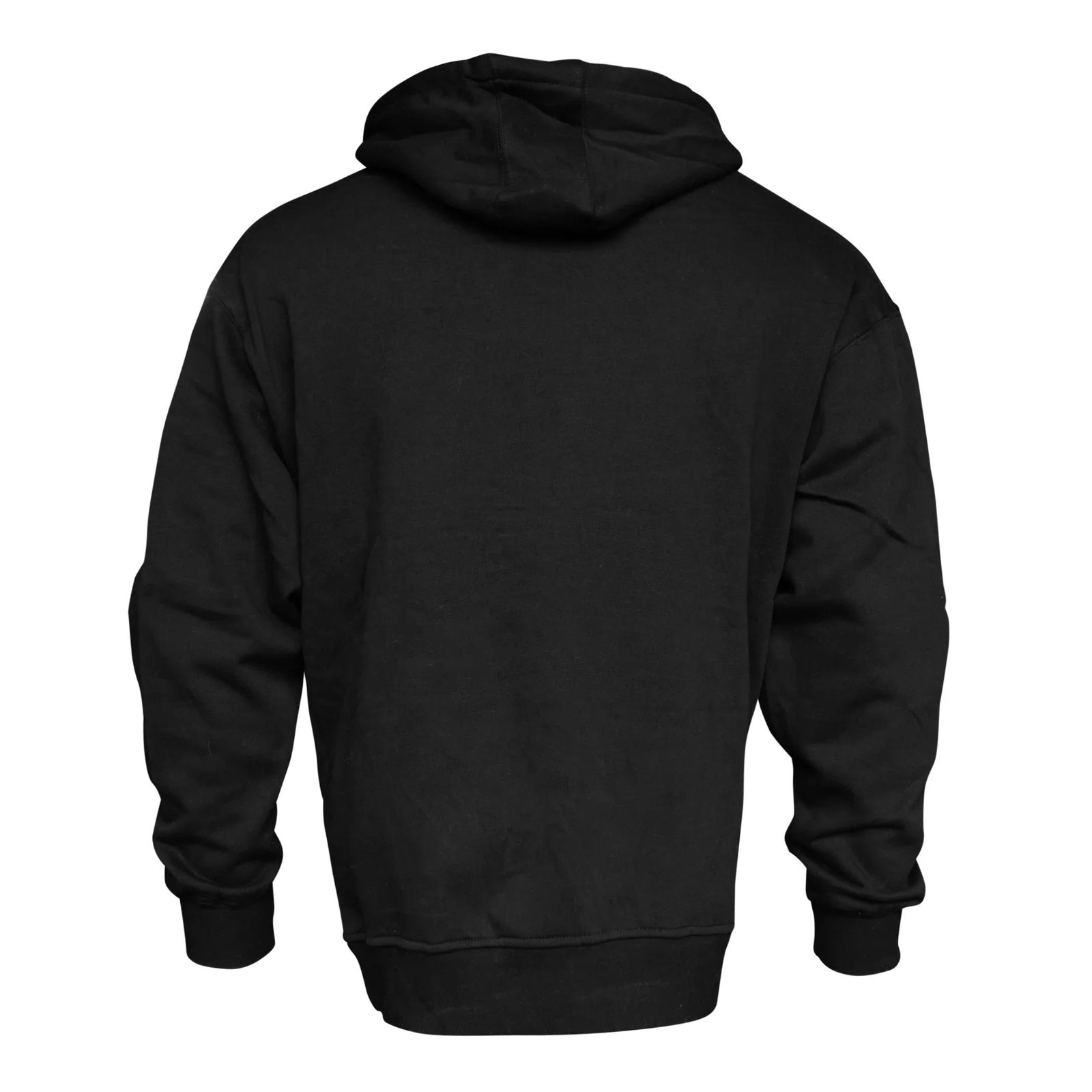 Plain Black Hoodie 2