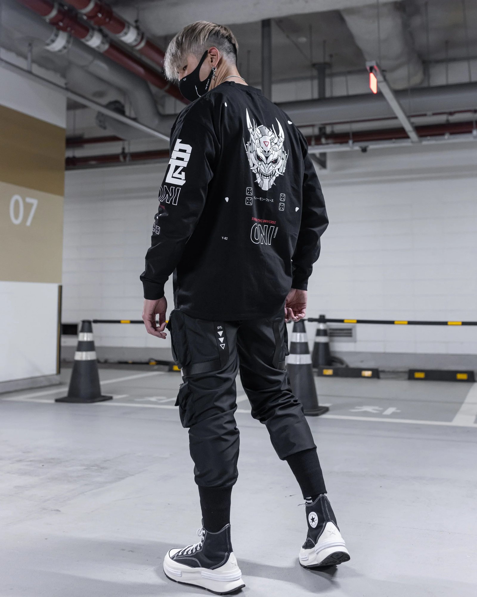 ONI Black Long Sleeve T 5
