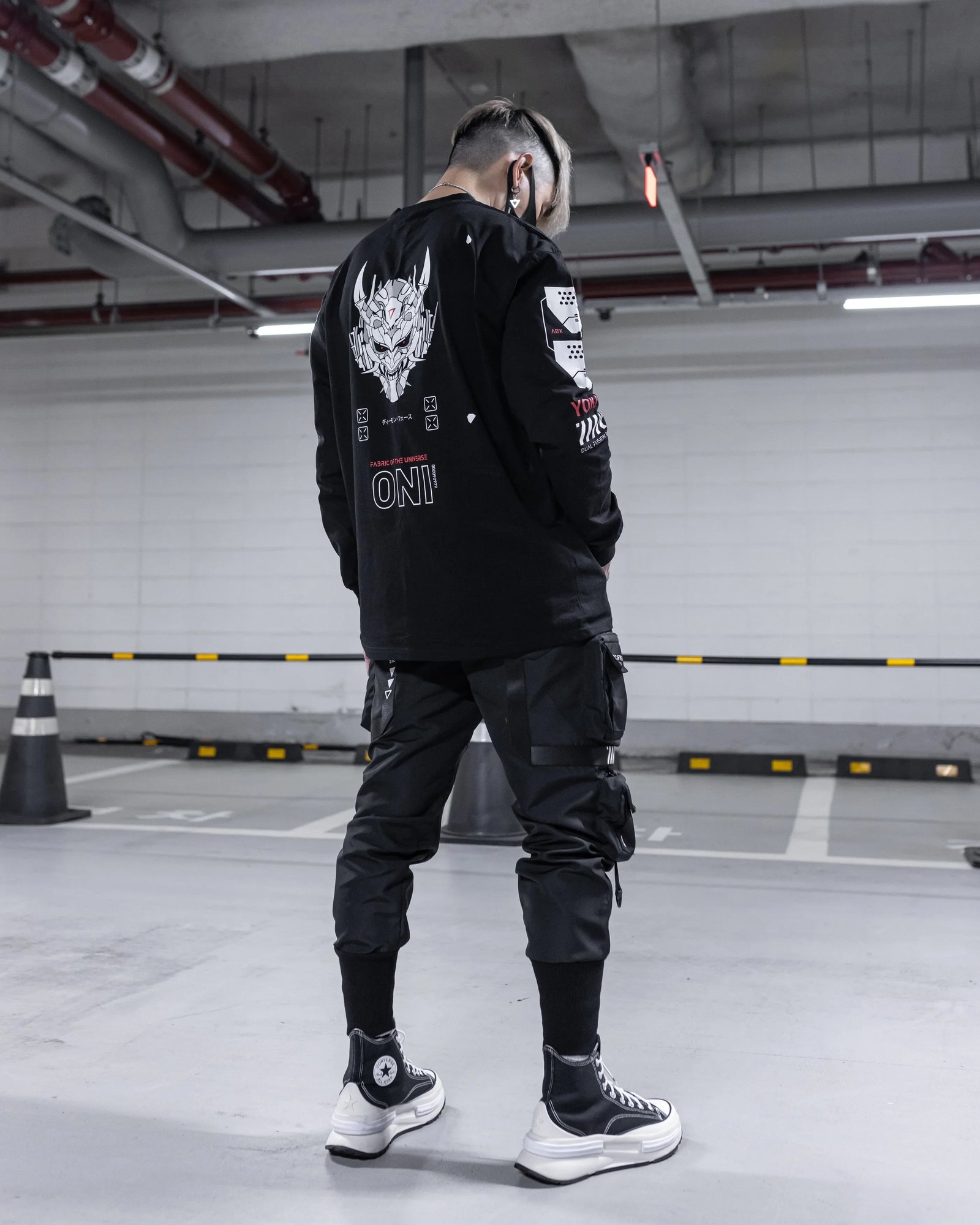 ONI Black Long Sleeve T 6