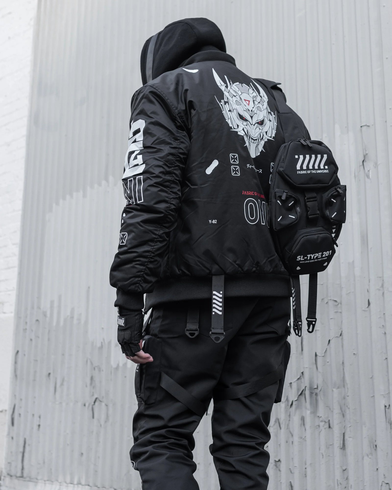 ONI Black Bomber Jacket 3