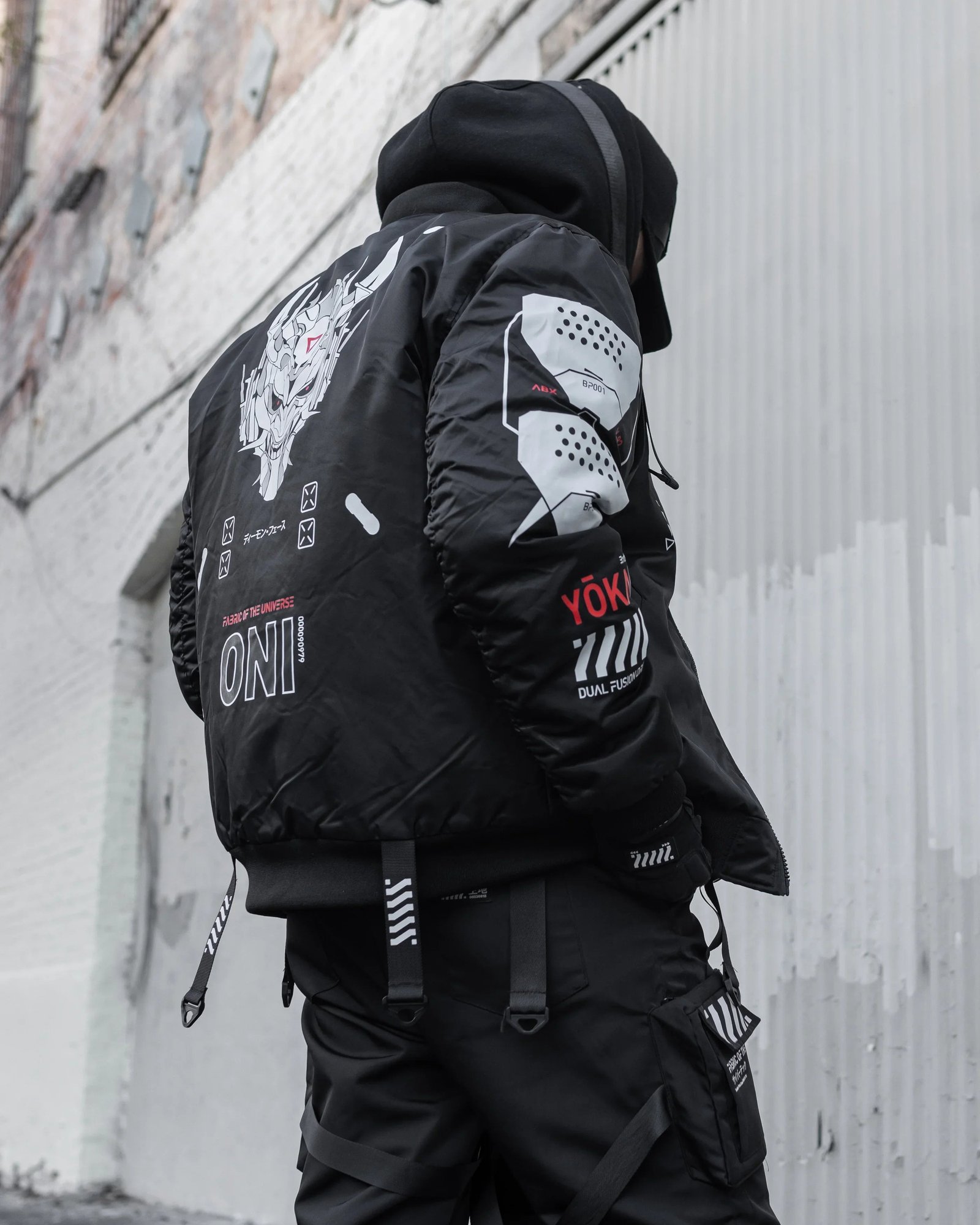 ONI Black Bomber Jacket 4