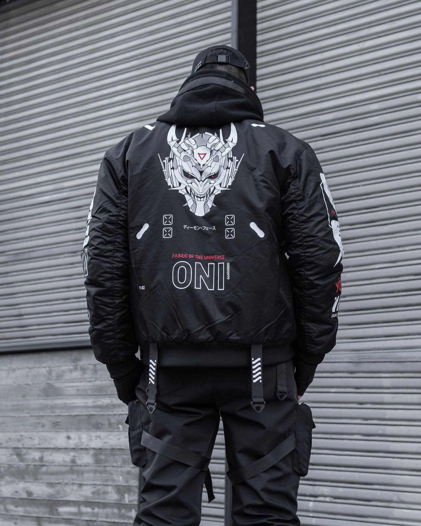 ONI Black Bomber Jacket 5