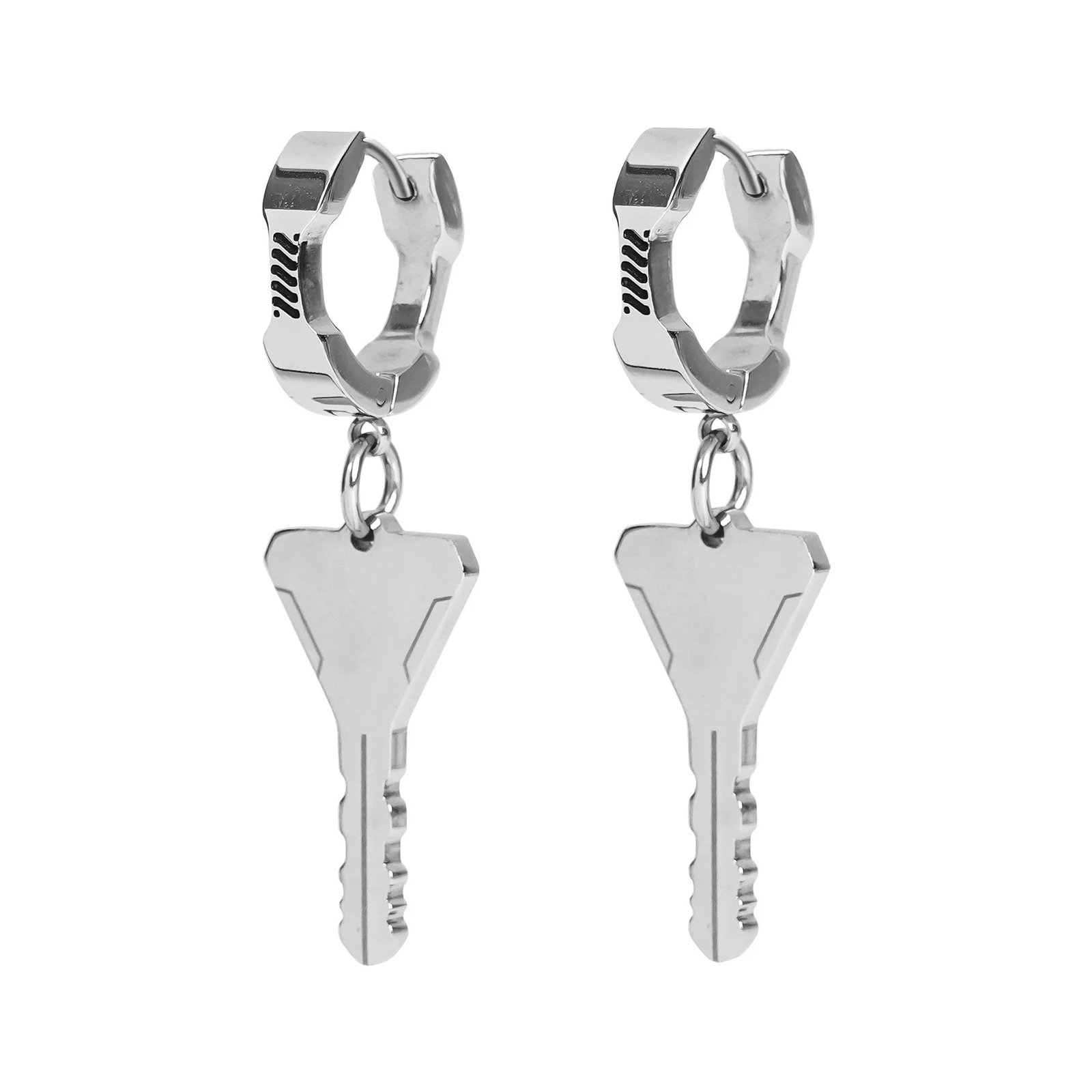 FBRC Key Stainless Steel Earrings 2