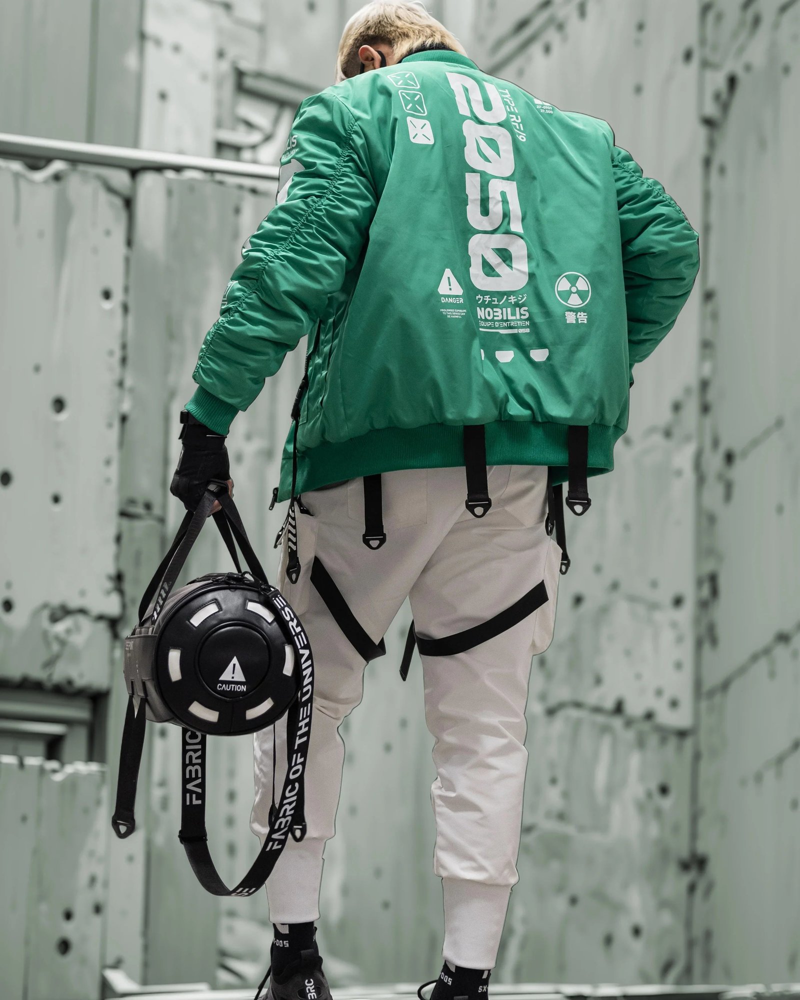 Y-2050 Green Bomber Jacket 5