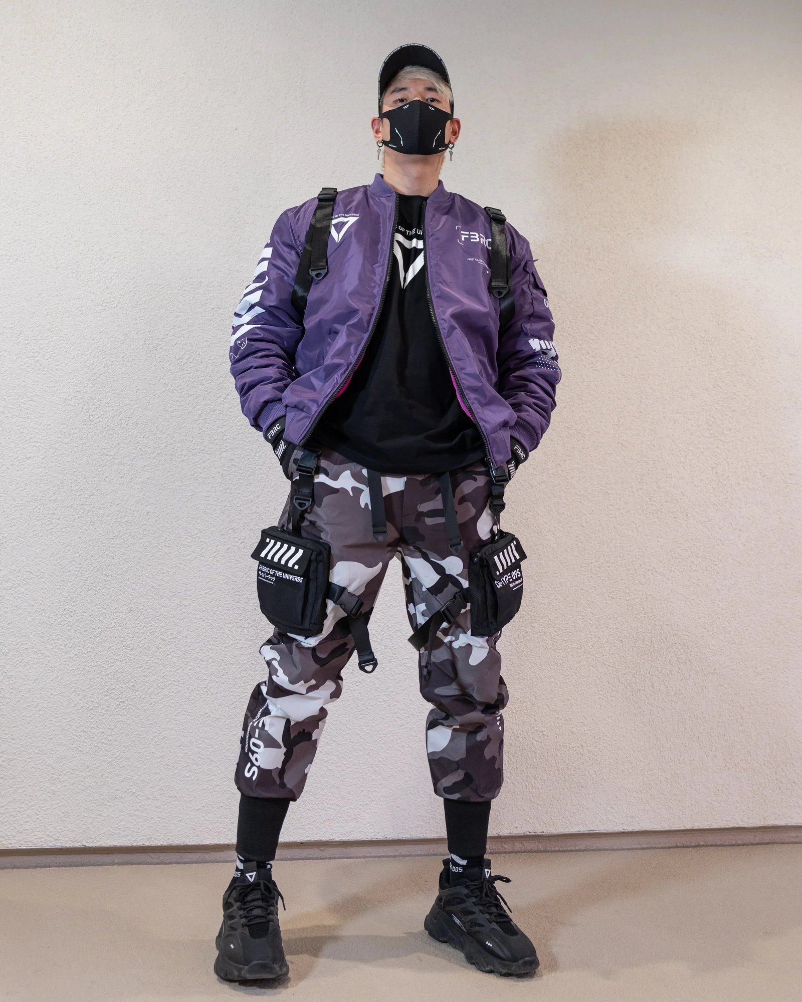 V3-3 Purple Bomber Jacket 3