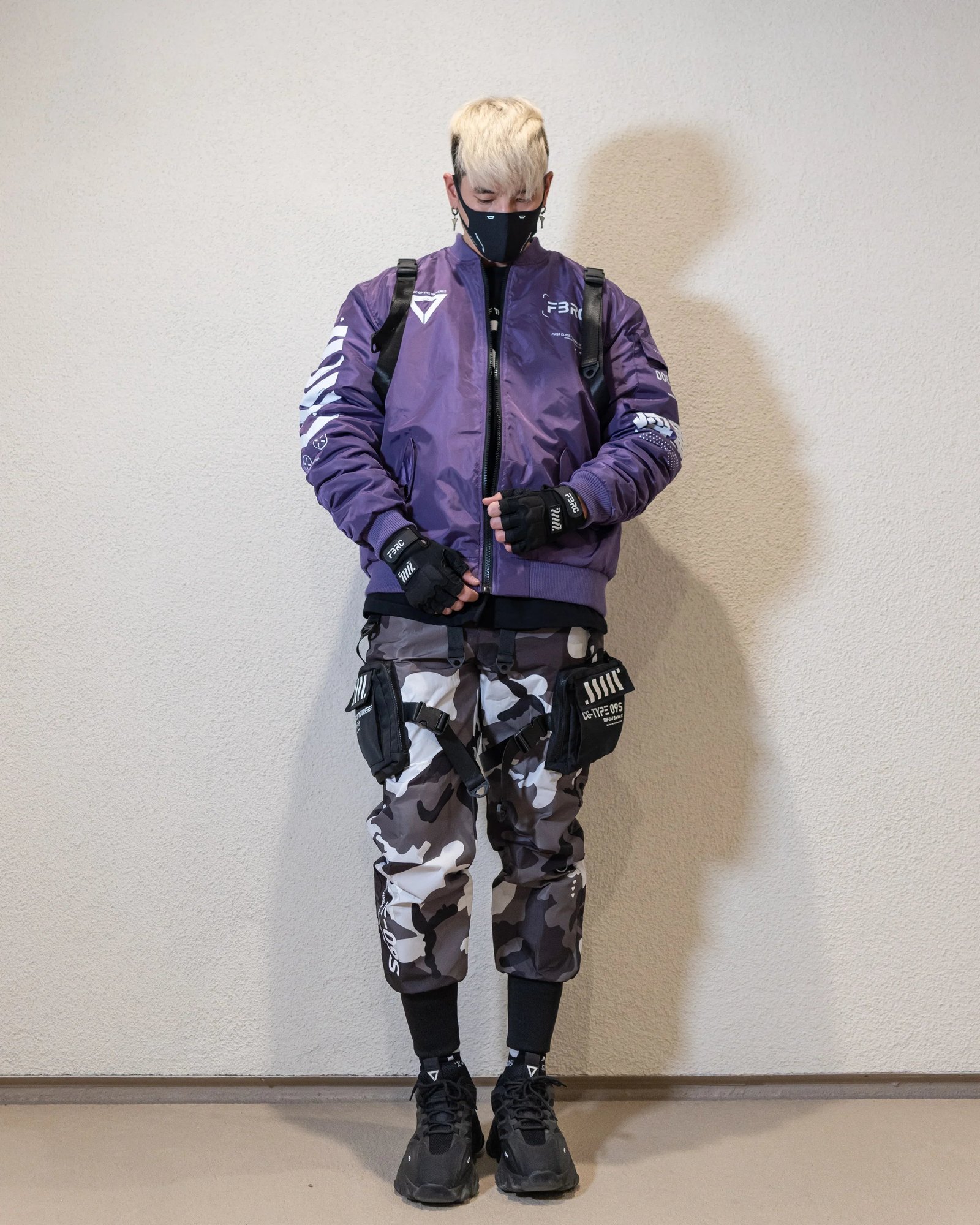 V3-3 Purple Bomber Jacket 6
