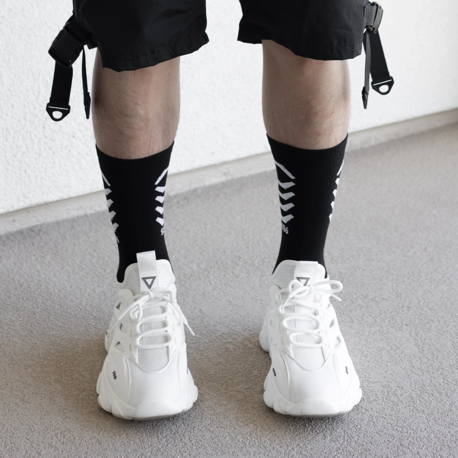 SX-006 Black Crew Socks 3