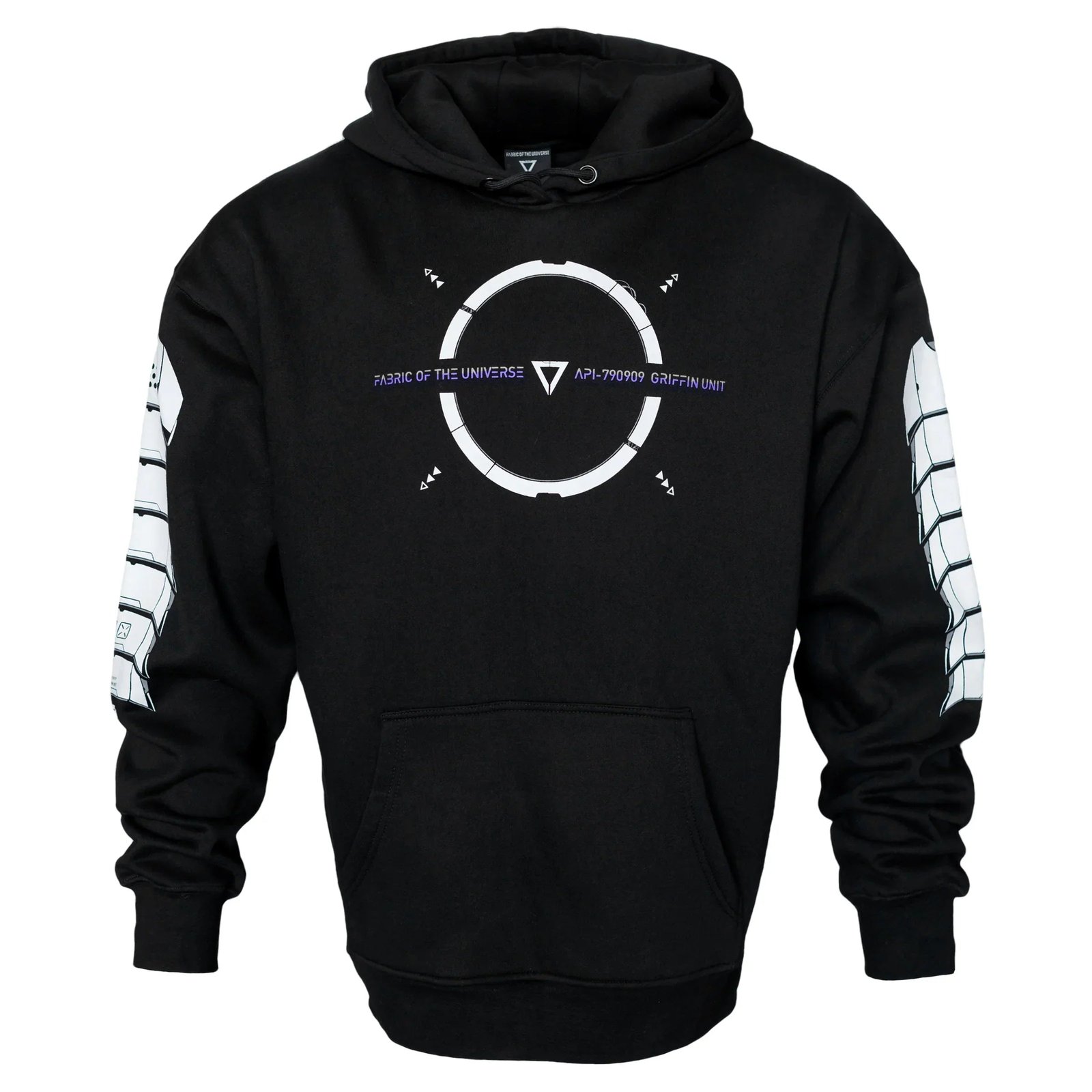 Griffin-0909 Black Purple Hoodie 2